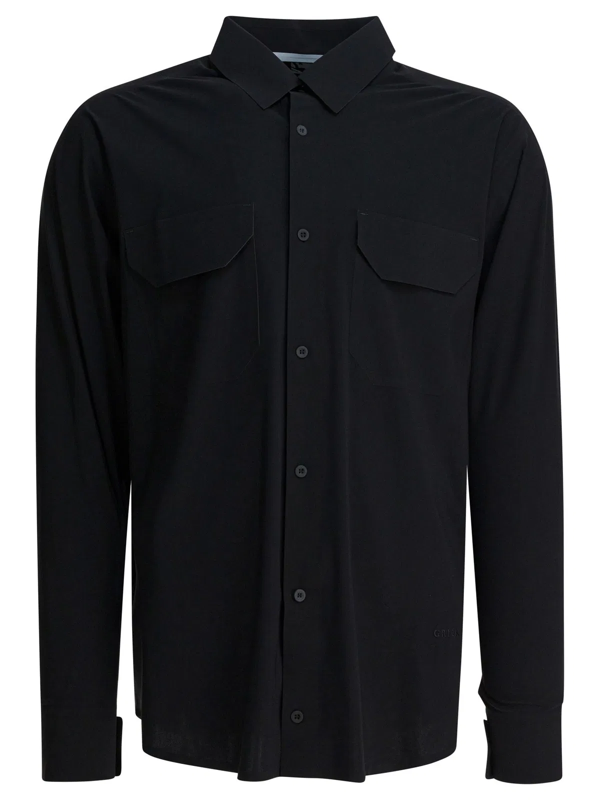 Gr10K Black Polyamide Blend Shirt