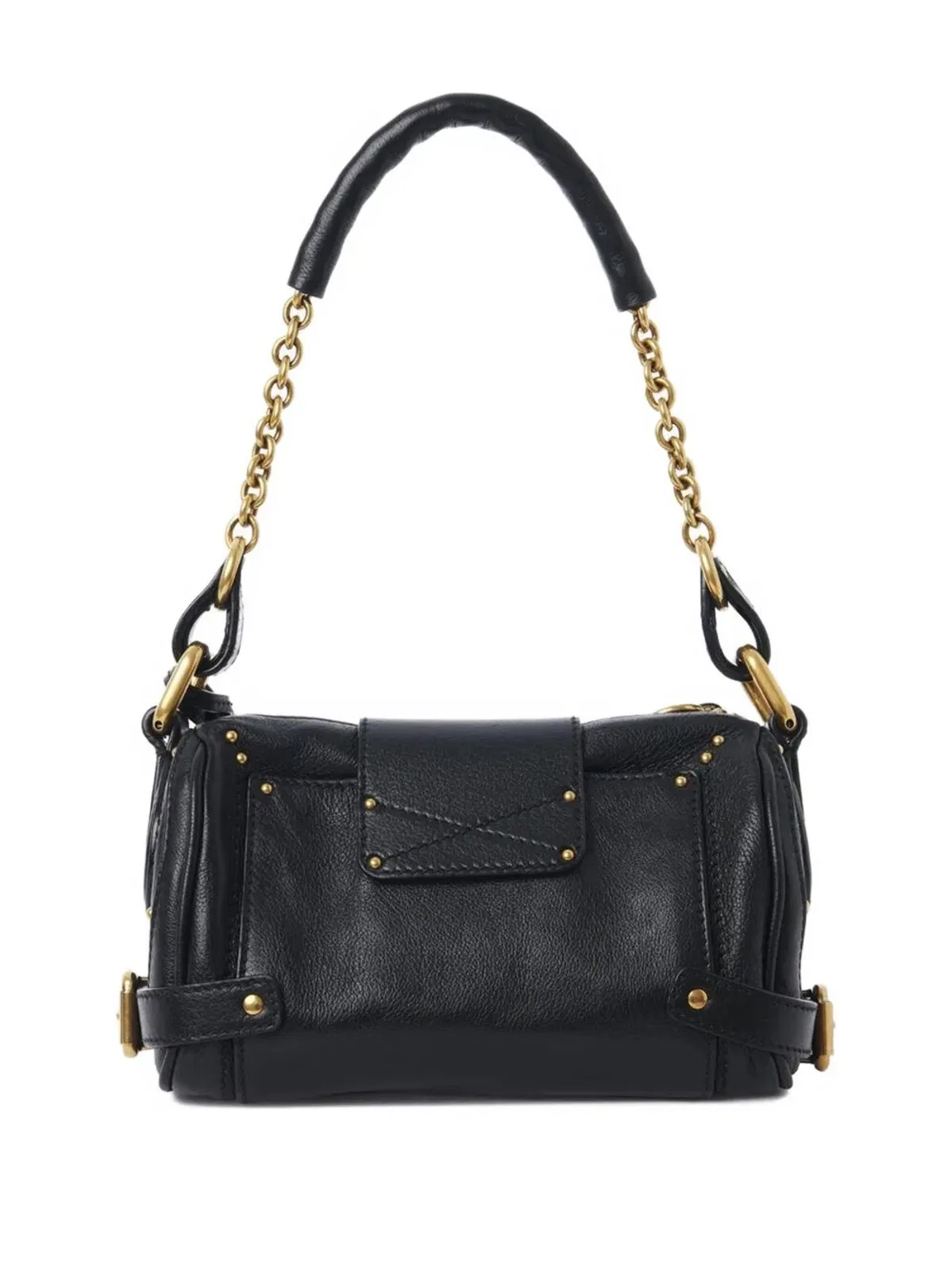 Chloé Black Leather Small Paddington Shoulder 
