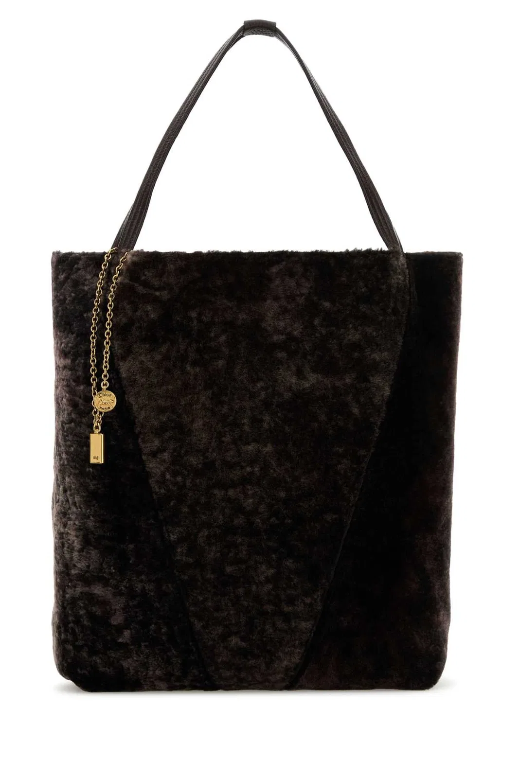 Chloé Spin Leather Shopping Bag