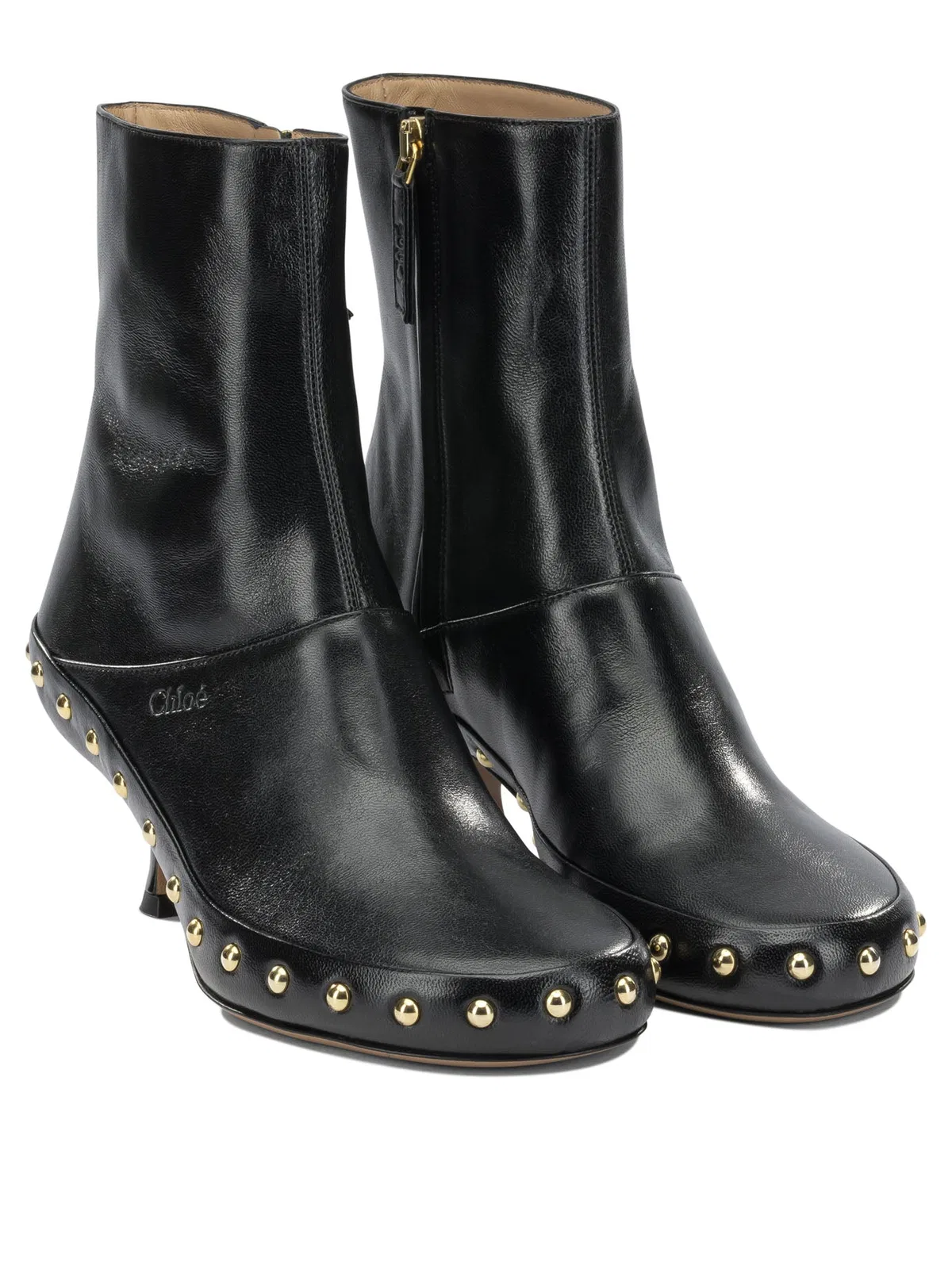 Chloé "Junie" Zippered Ankle Boots
