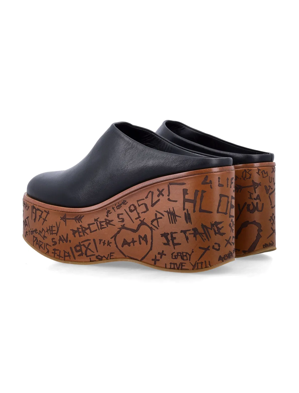 Chloé Maxime Platform Mules