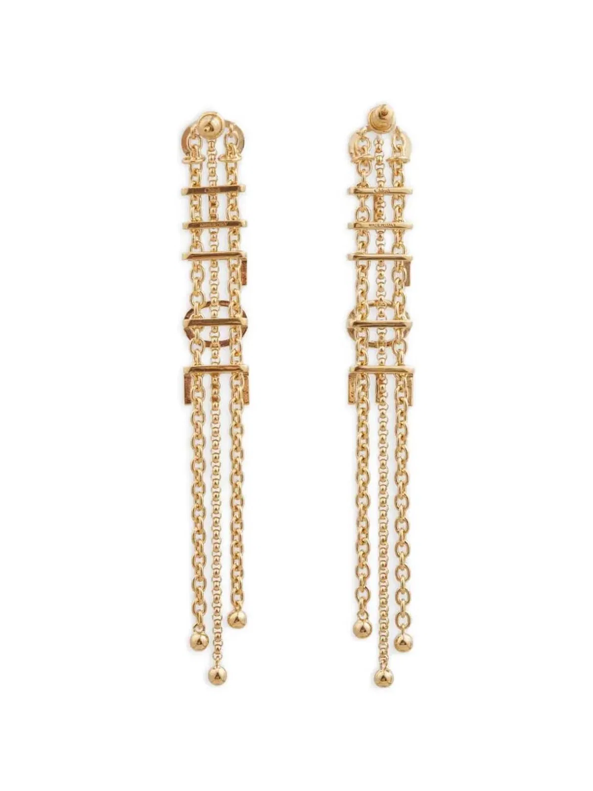 Chloé Polished Chain-Link Drop