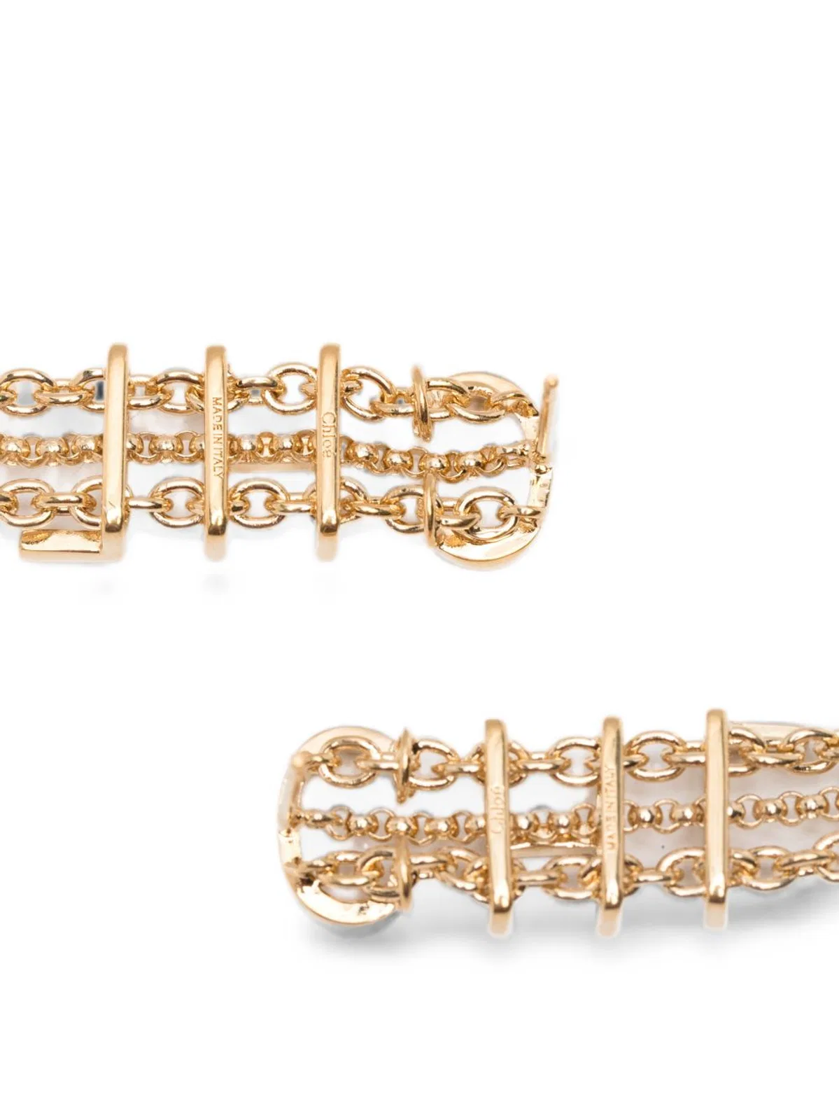 Chloé Polished Chain-Link Drop