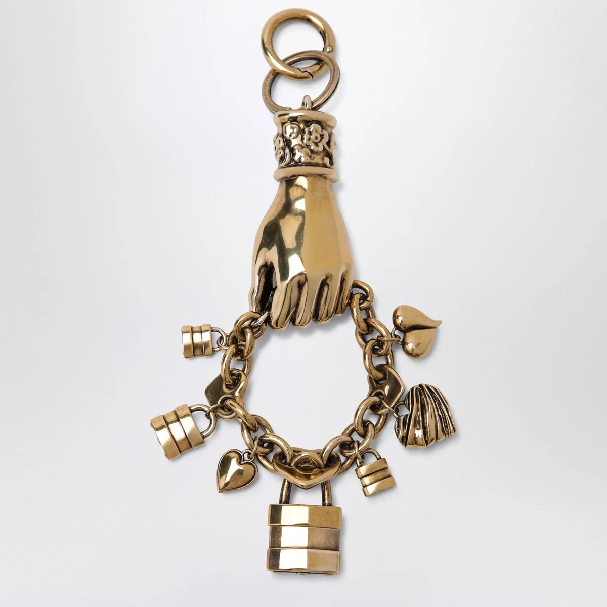 Chloé Symbols Hand & Heart Bag Charm