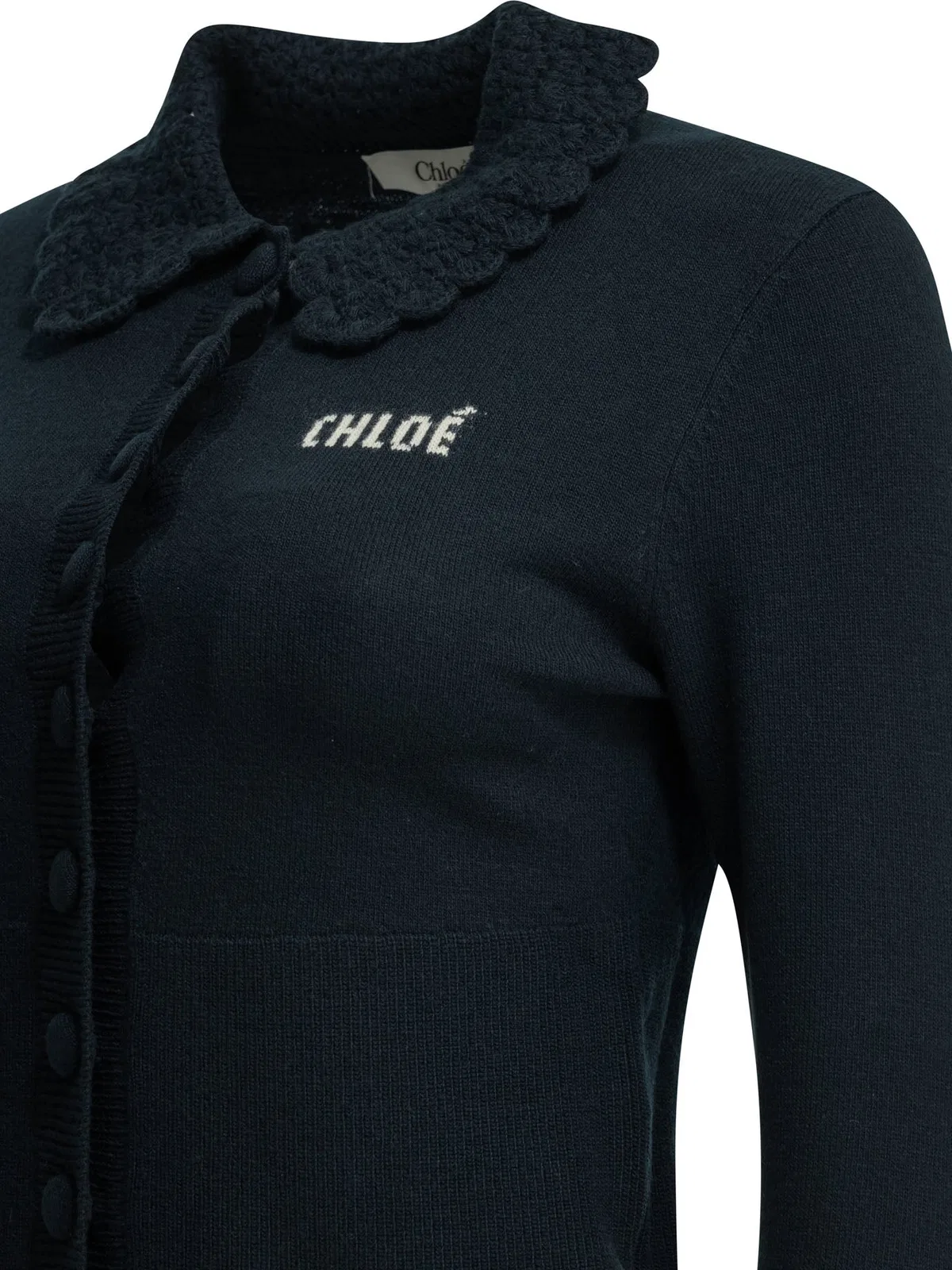 Chloé Polo Sweater With Logo