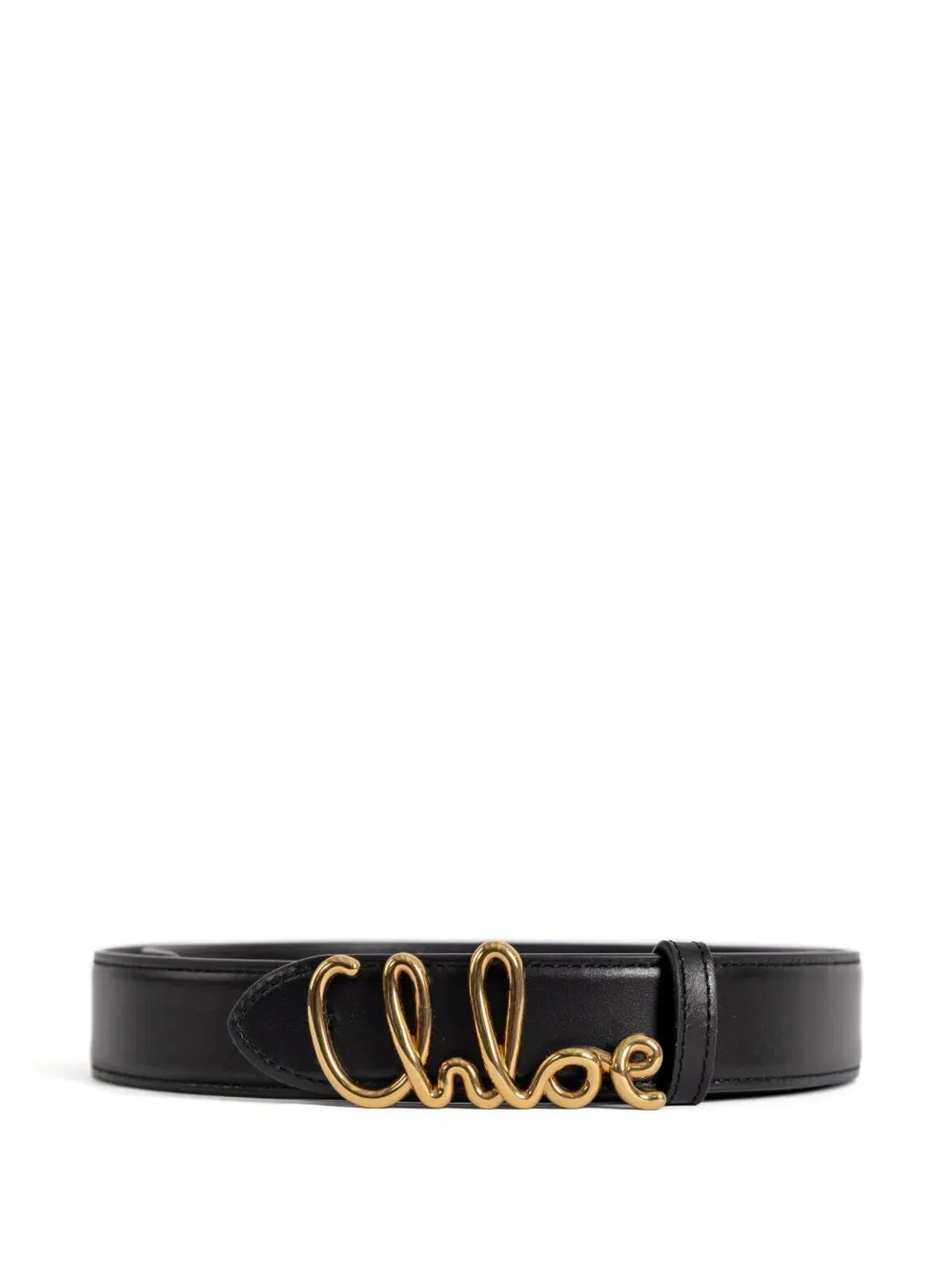 Chloé Black Calf Leather Belt