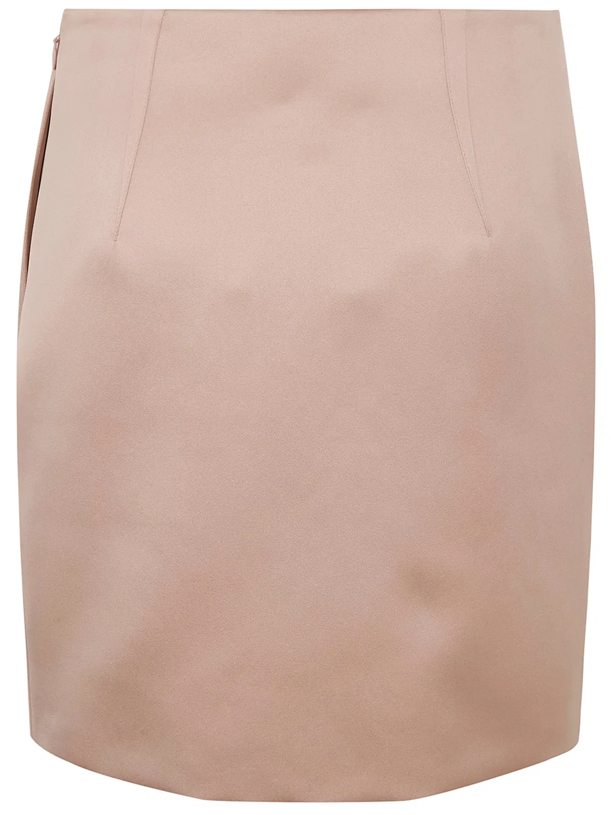 Chloé Powder Pink Satin Mini Skirt