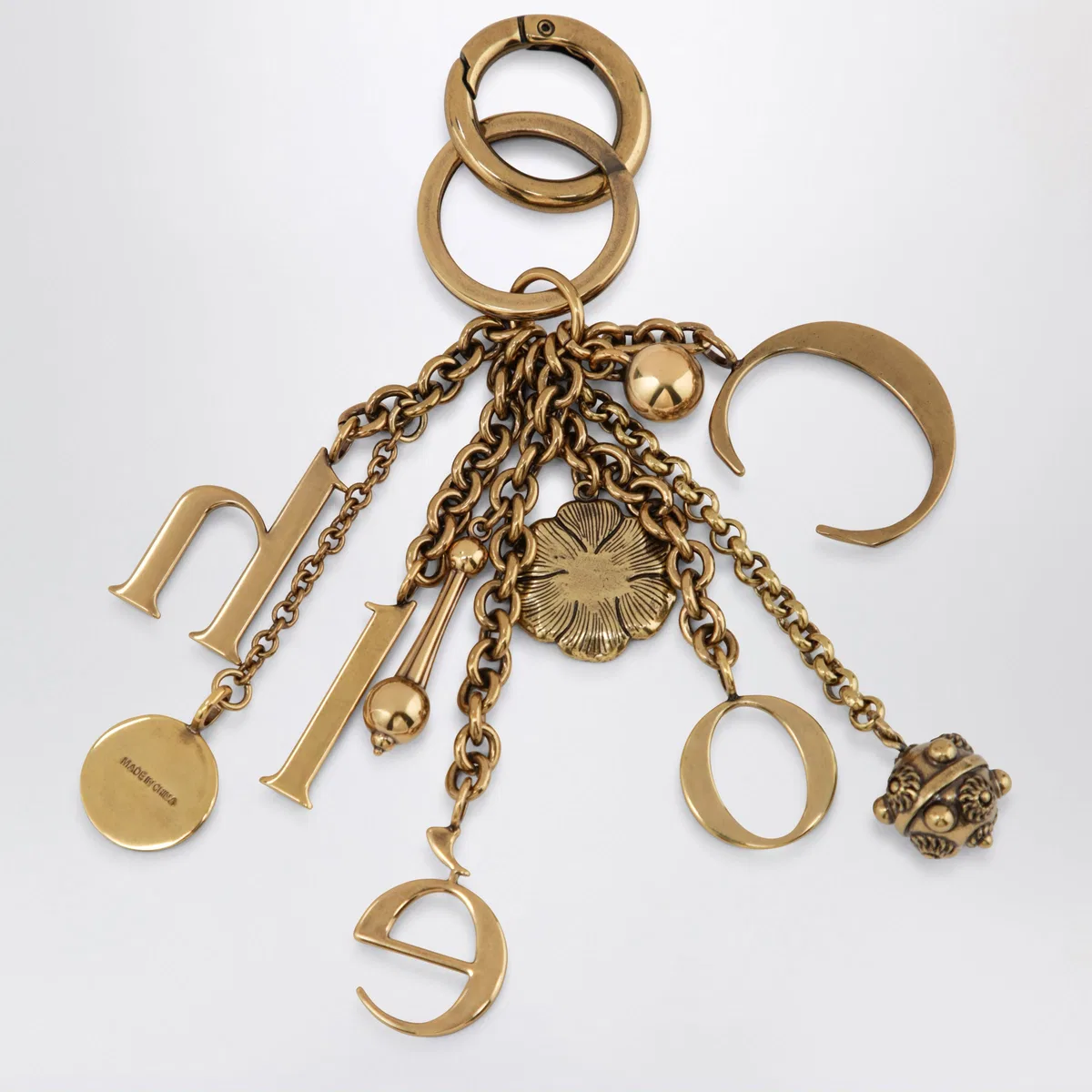 Chloé Bag Charm Keyring Symbols Logo In Vintag