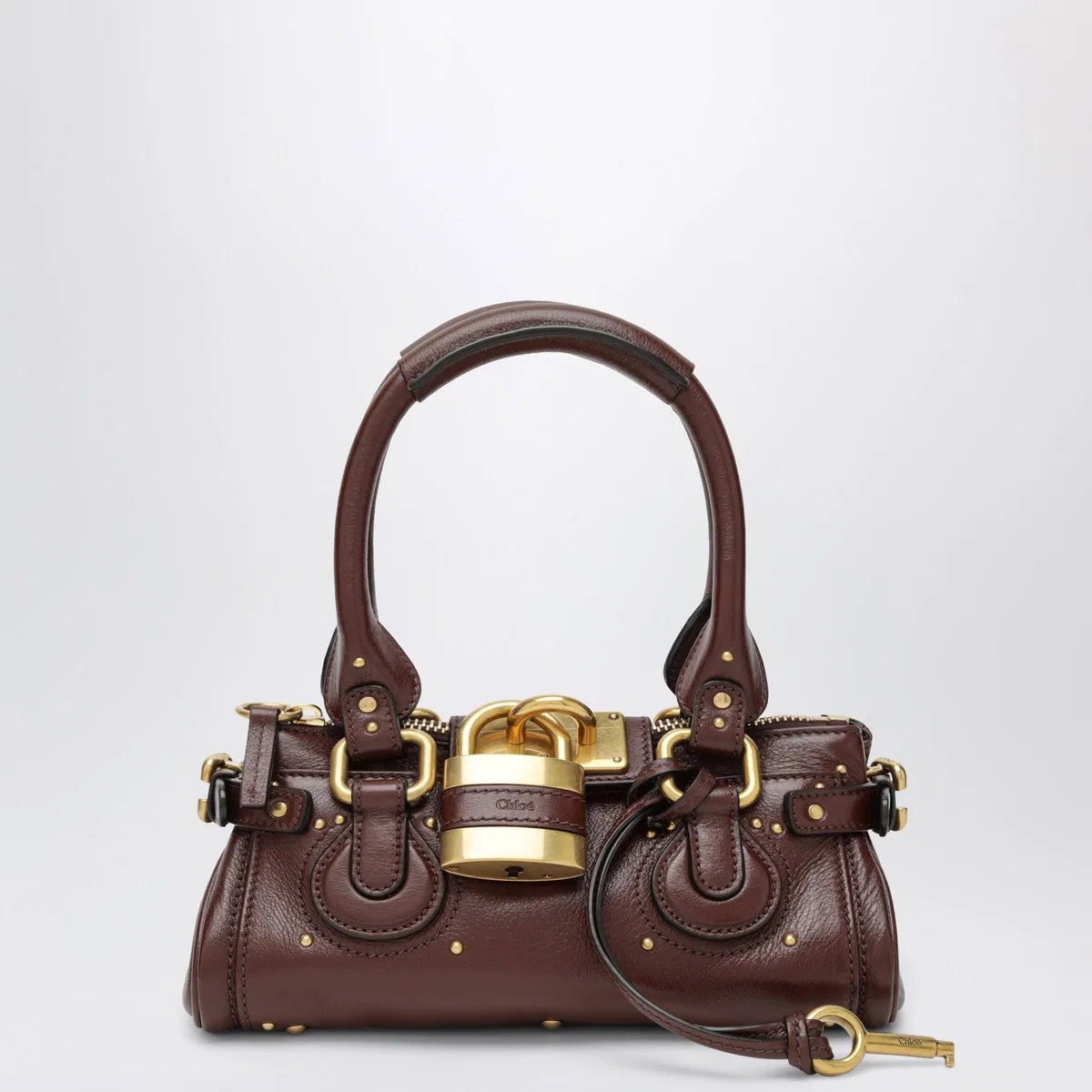 Chloé Small Brown Leather Paddington Bag