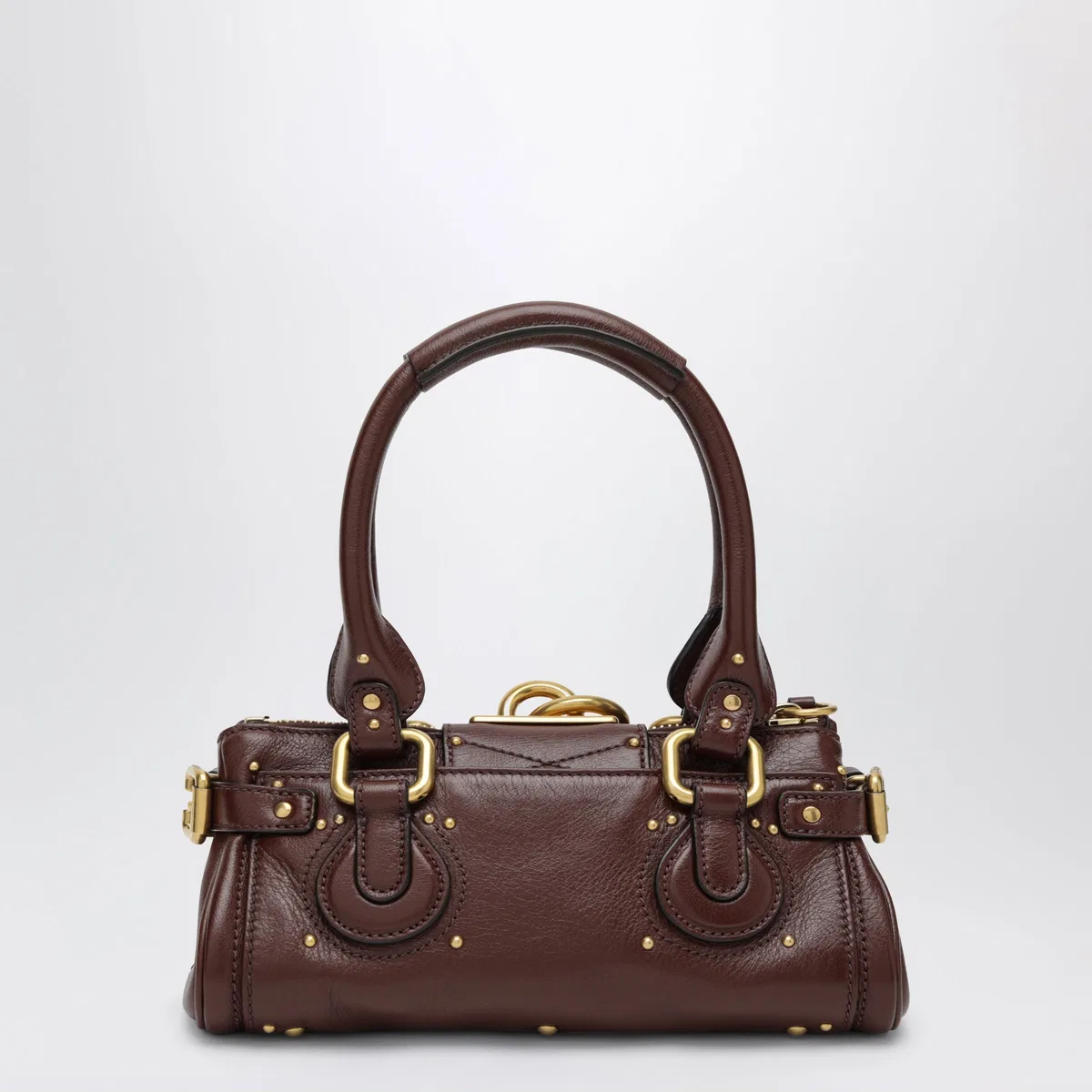 Chloé Small Brown Leather Paddington Bag