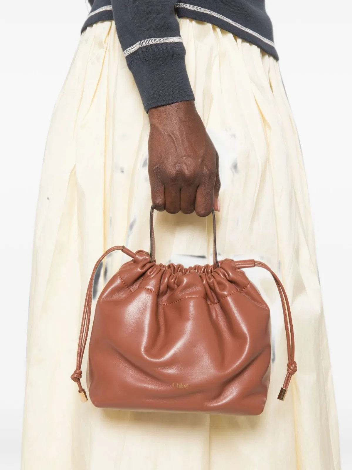 Chloé Icons Leather Clutch