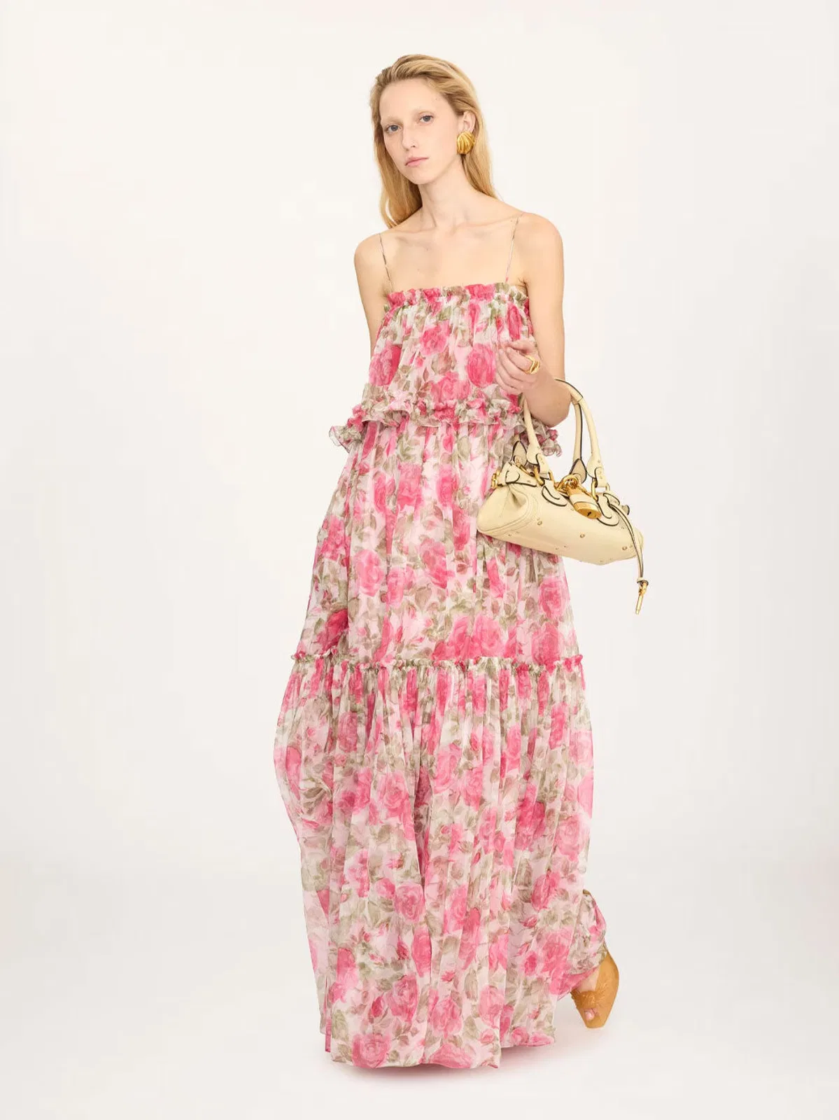 Chloé Long Floreal Skirt