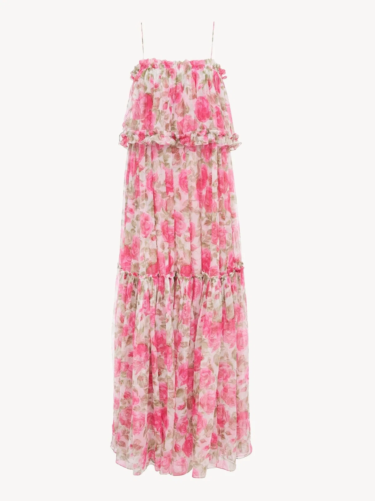 Chloé Long Floreal Skirt