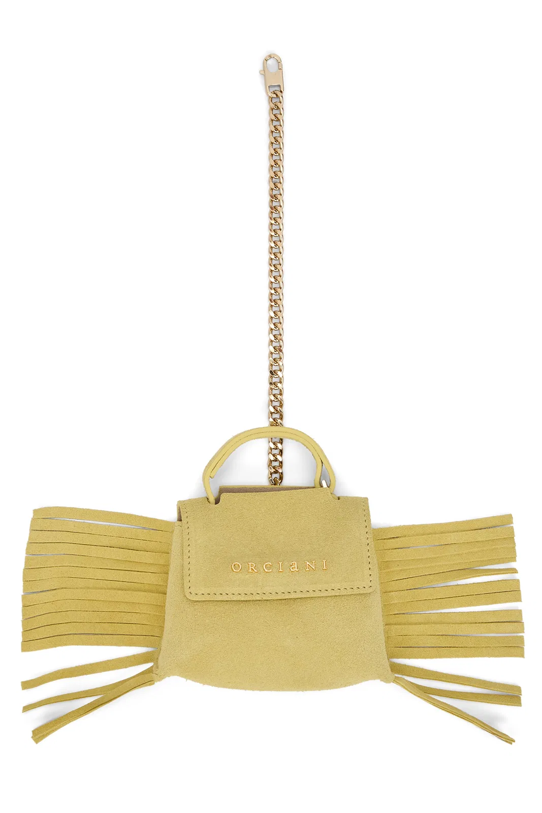 Orciani Charm Sveva In Leather With Fringes