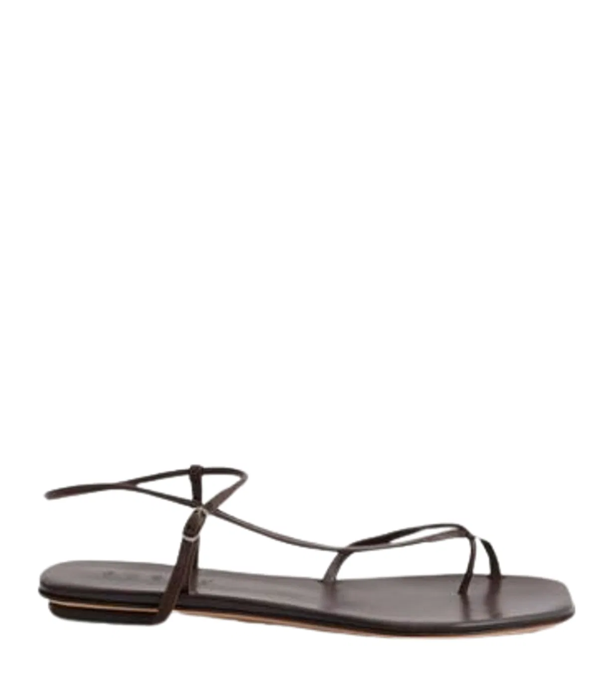 Soeur Brown Leather Sandal