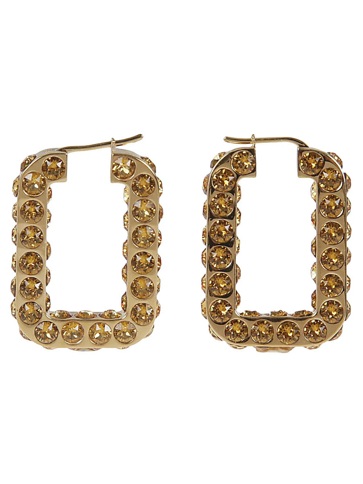 Amina Muaddi Charlotte Hoop Earrings