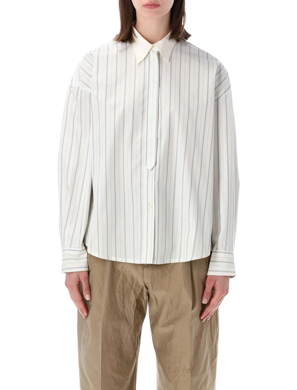 Soeur Idesia Striped Poplin Shirt