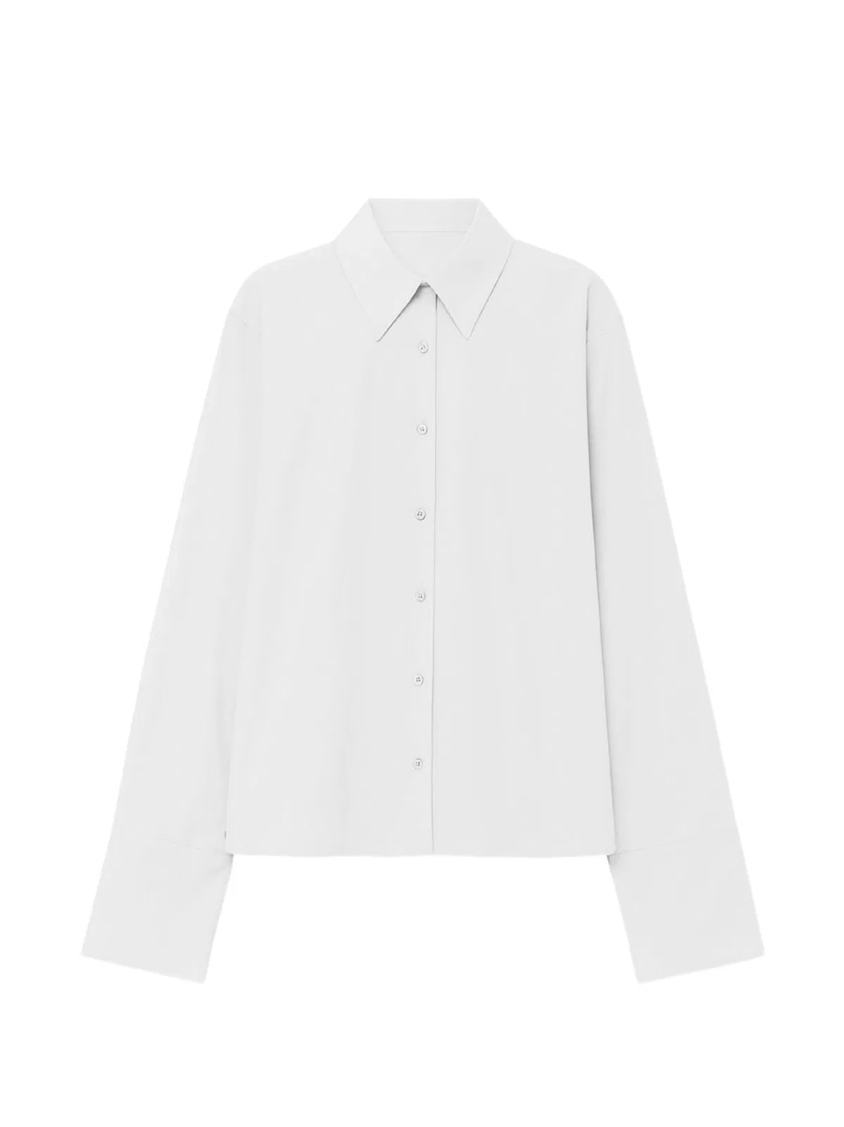 The Frankie Shop White Tilda Wide Sleeve Shirt