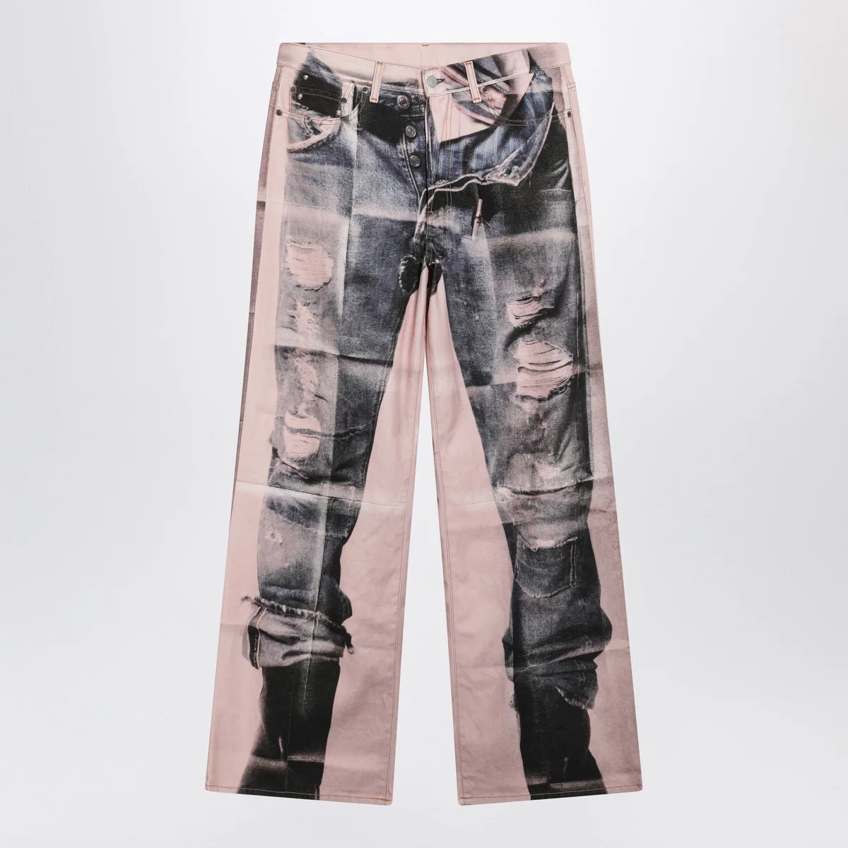 Acne Studios Trompe-L'œil Jeans - 1981 Pink / Blue