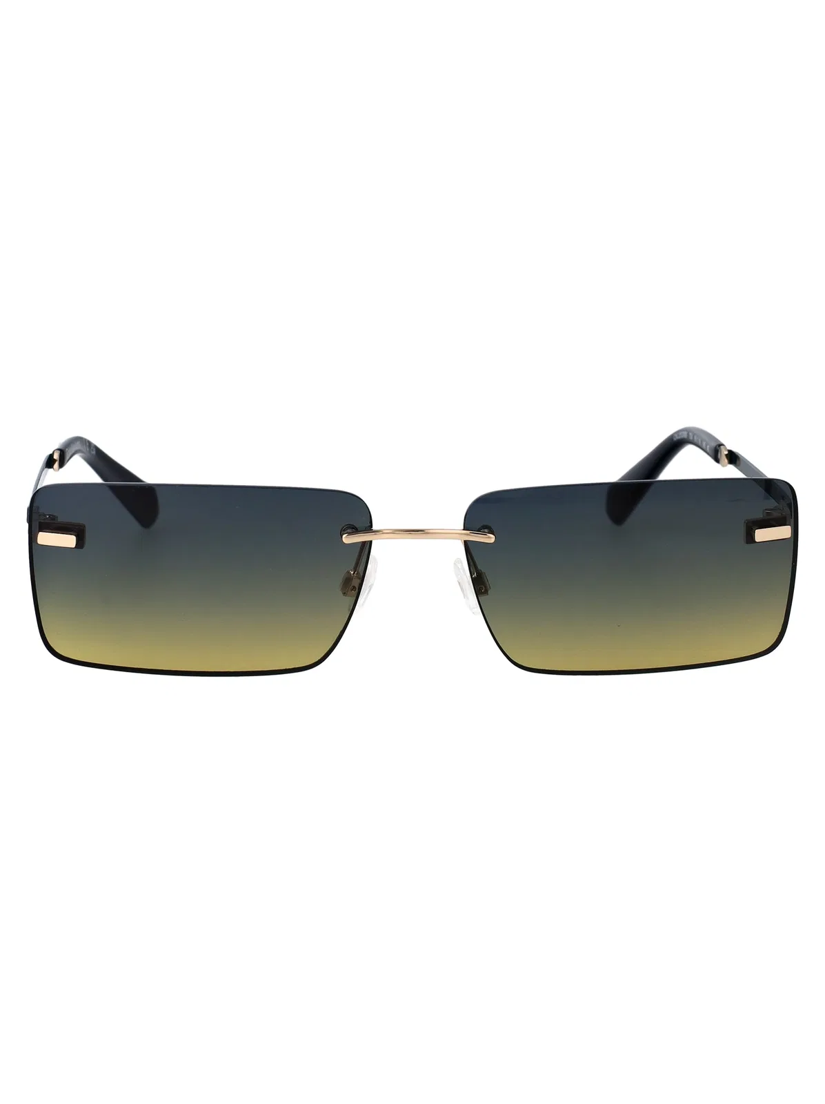 Calvin Klein Jeans Petrol To Beige Metal Sunglasses
