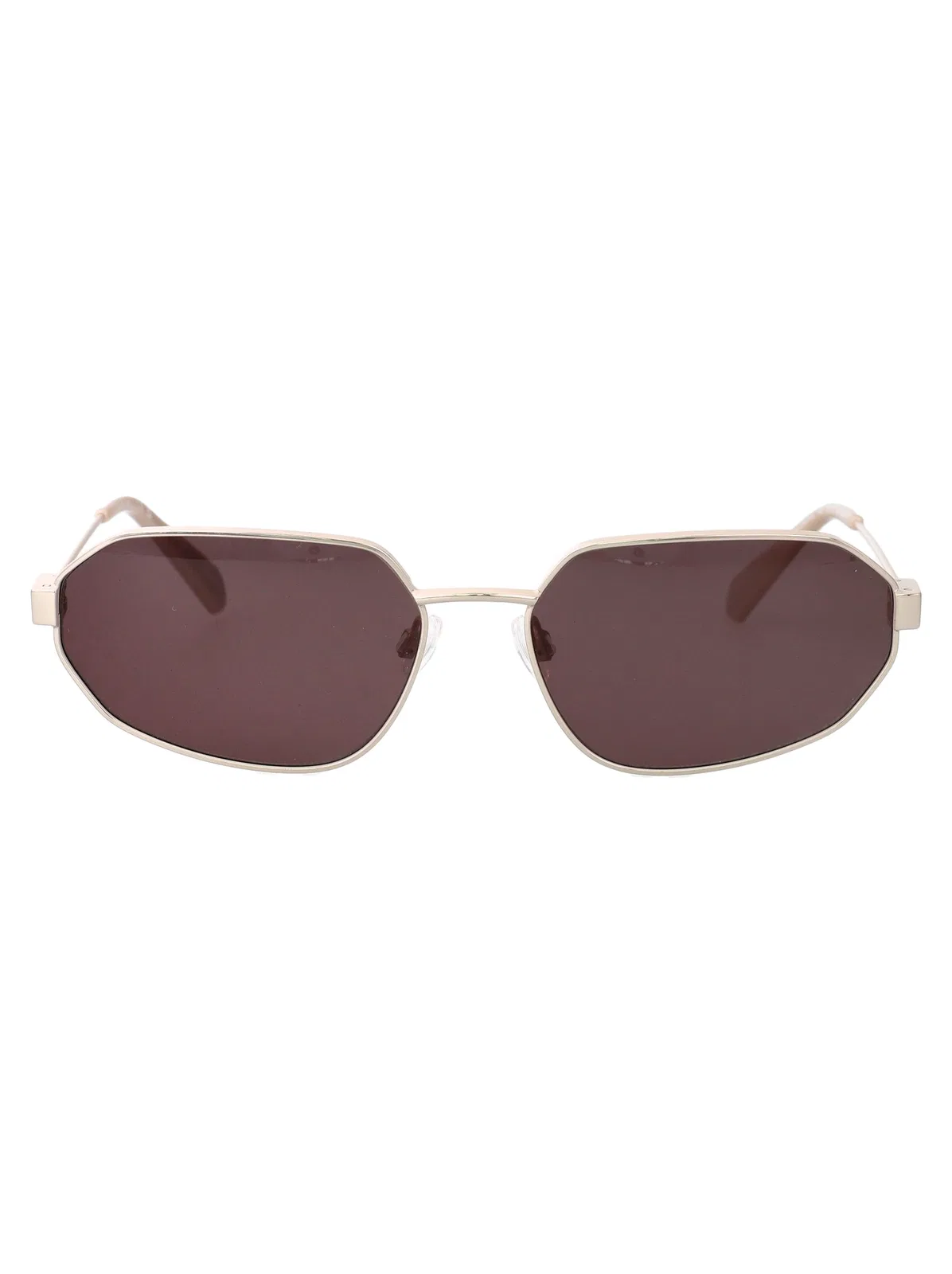Calvin Klein Jeans Ivory Metal Sunglasses