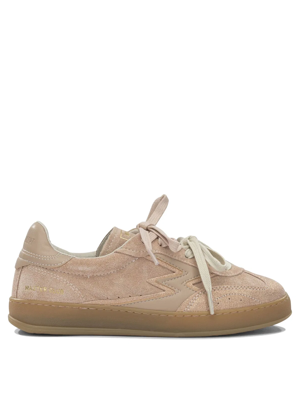 Moa Concept Pink Suede Leather Rubber Sneakers