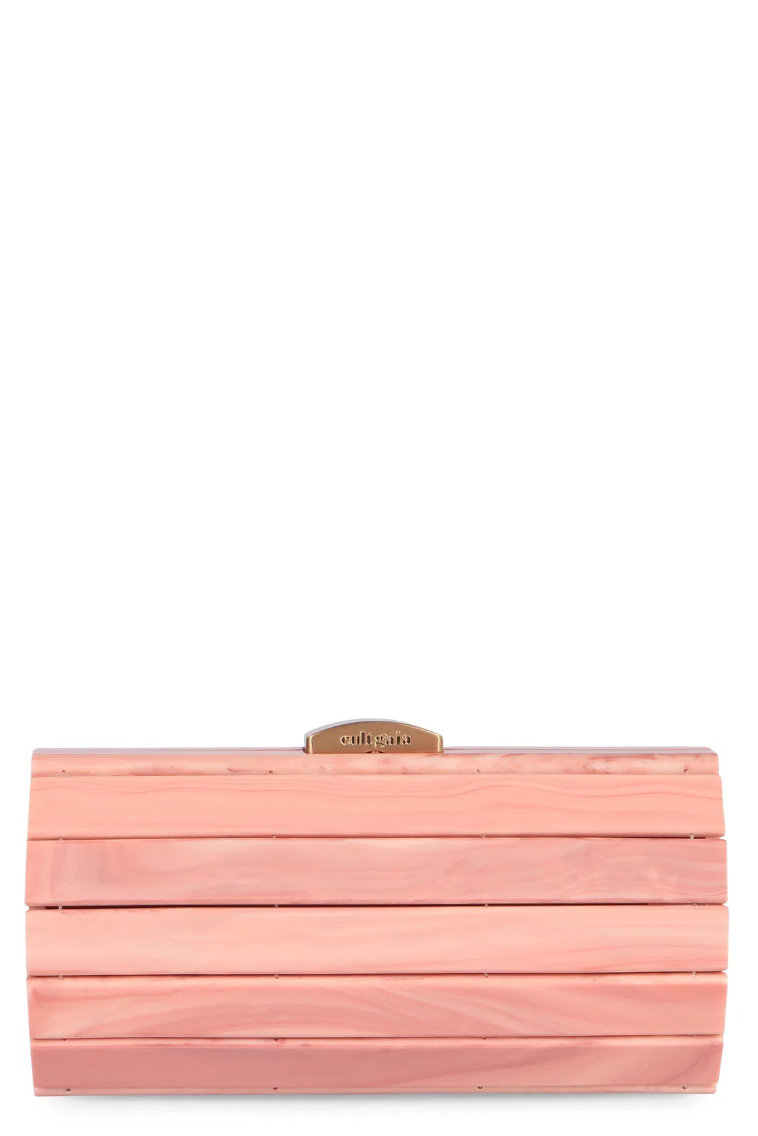 Cult Gaia Pink Acrylic Resin Clutch