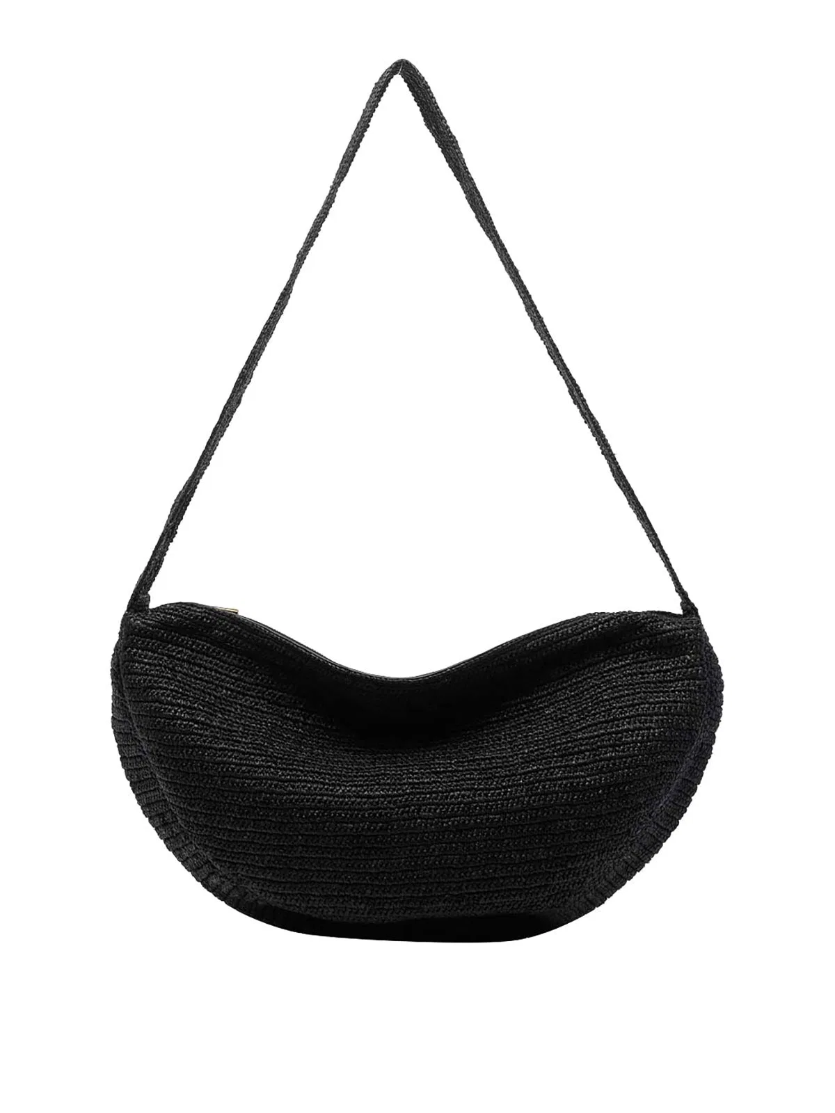 IBeliev Black Clip Crossbody Bag