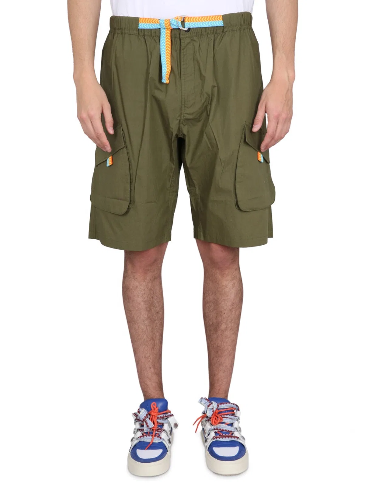 Marcelo Burlon Cargo Bermuda Cross