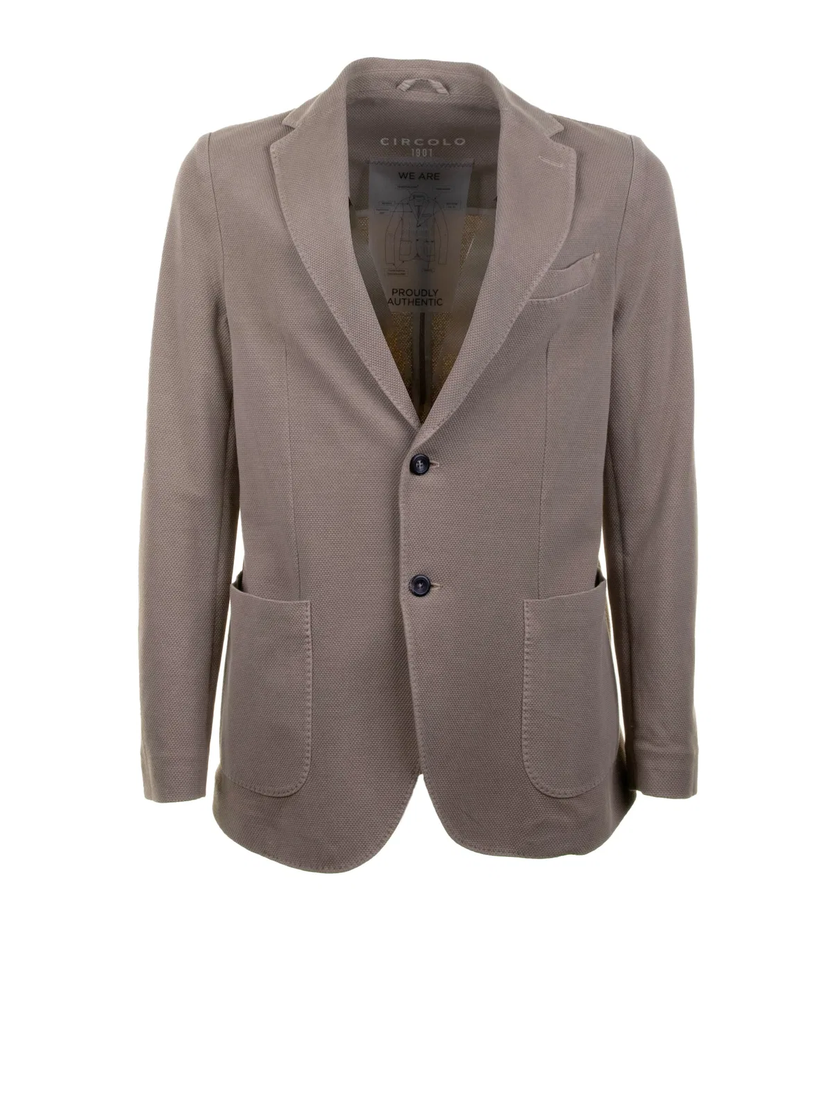 Circolo 1901 Single Breasted Oxford Jacket