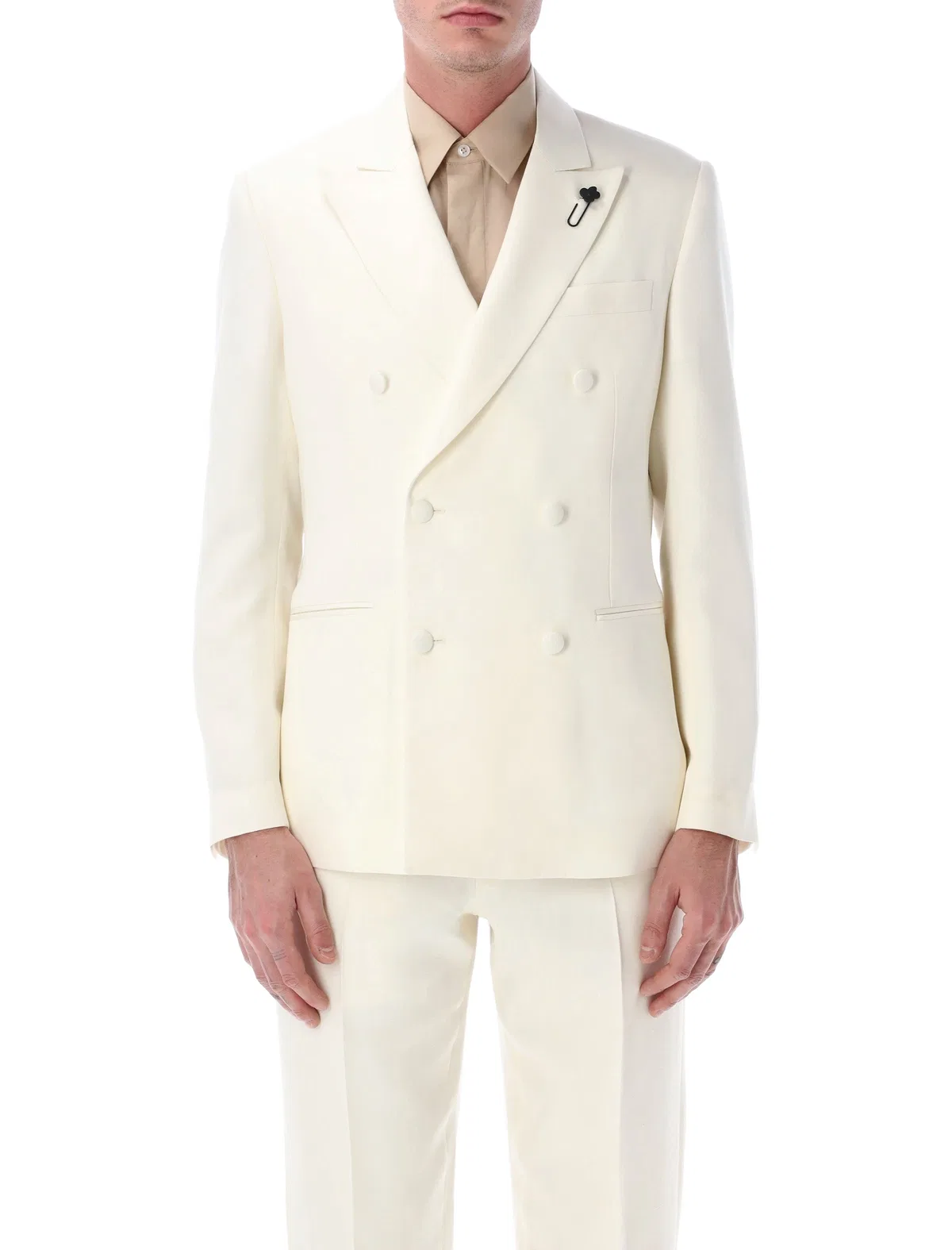 Lardini Soirée Ecovero Double-Breasted Jacket