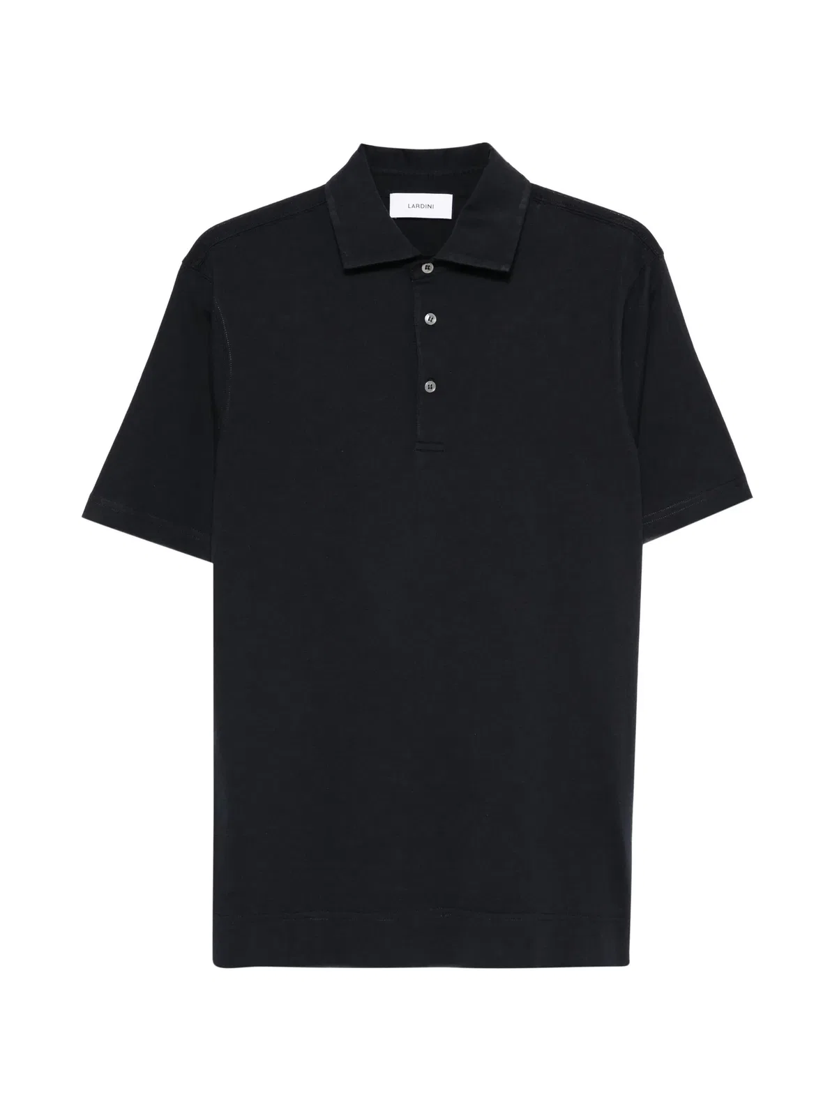 Lardini Black Cotton Tee Shirt