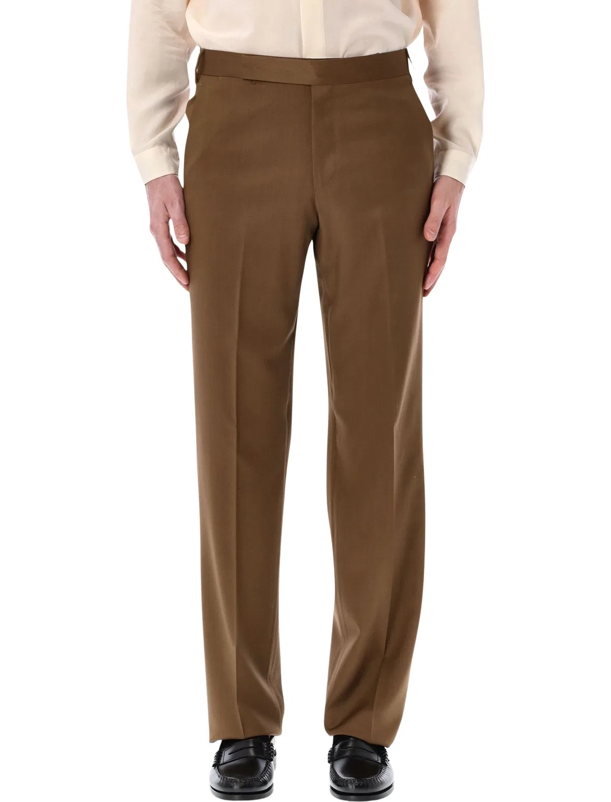 Lardini Stretch Crepe Formal Trousers