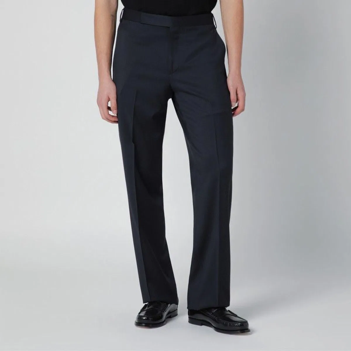 Lardini Stretch Crepe Formal Trousers