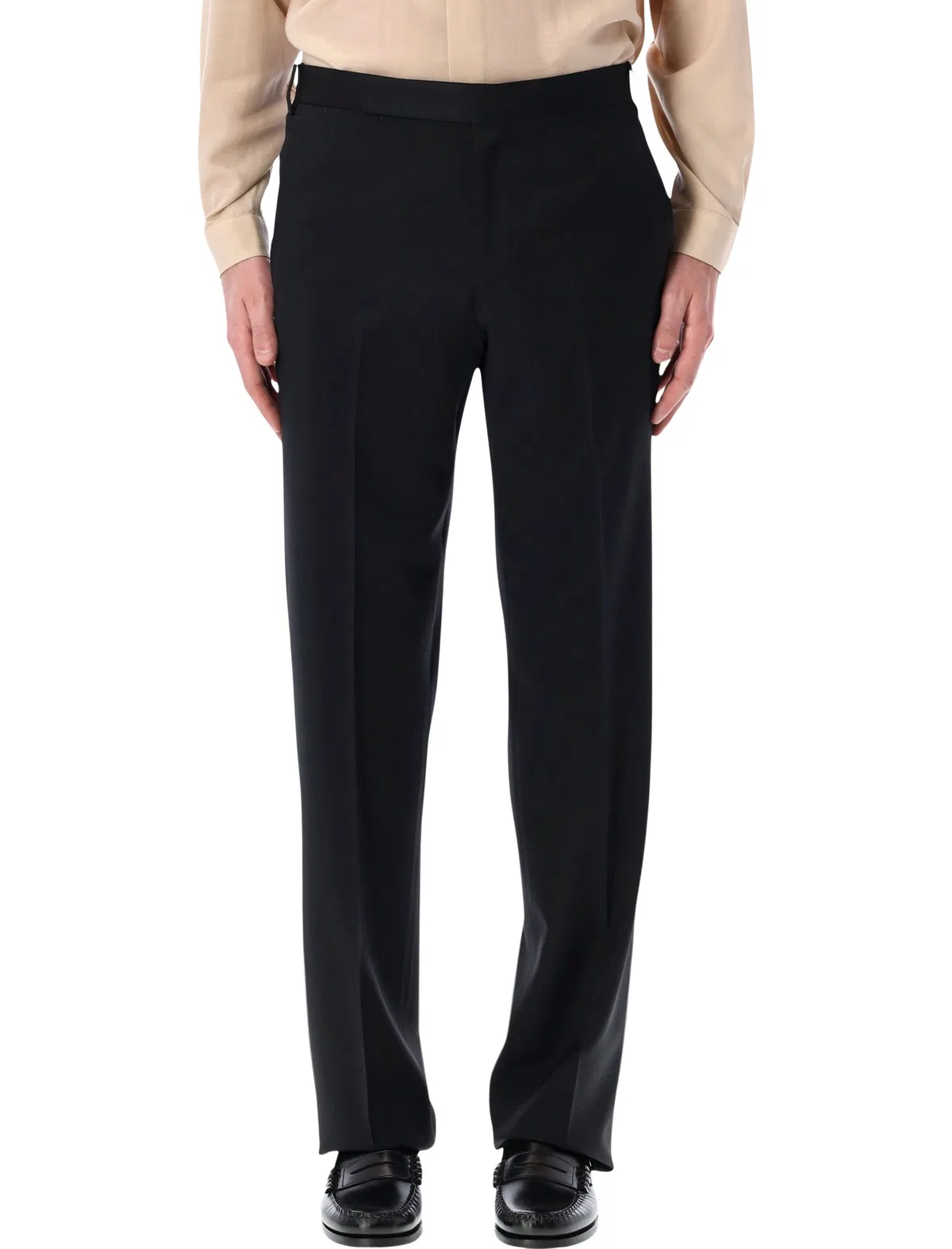 Lardini Stretch Crepe Formal Trousers