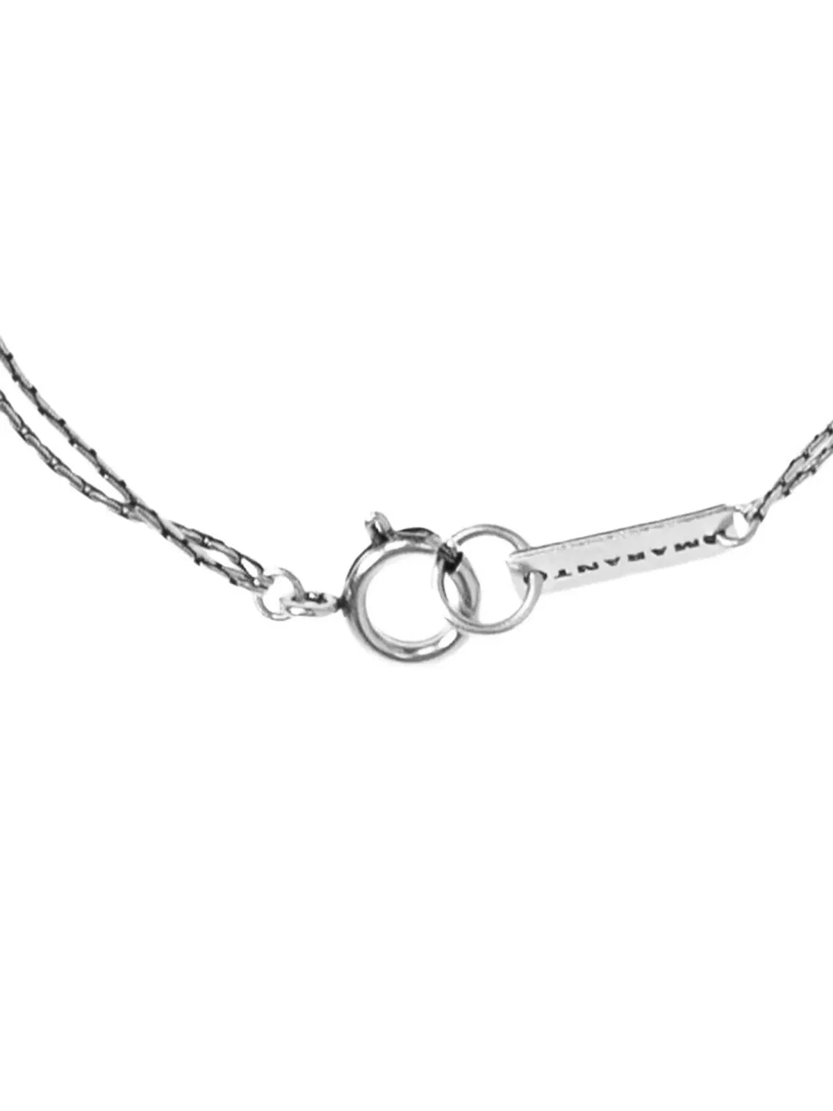 Isabel Marant Navy Silver Brass Necklace