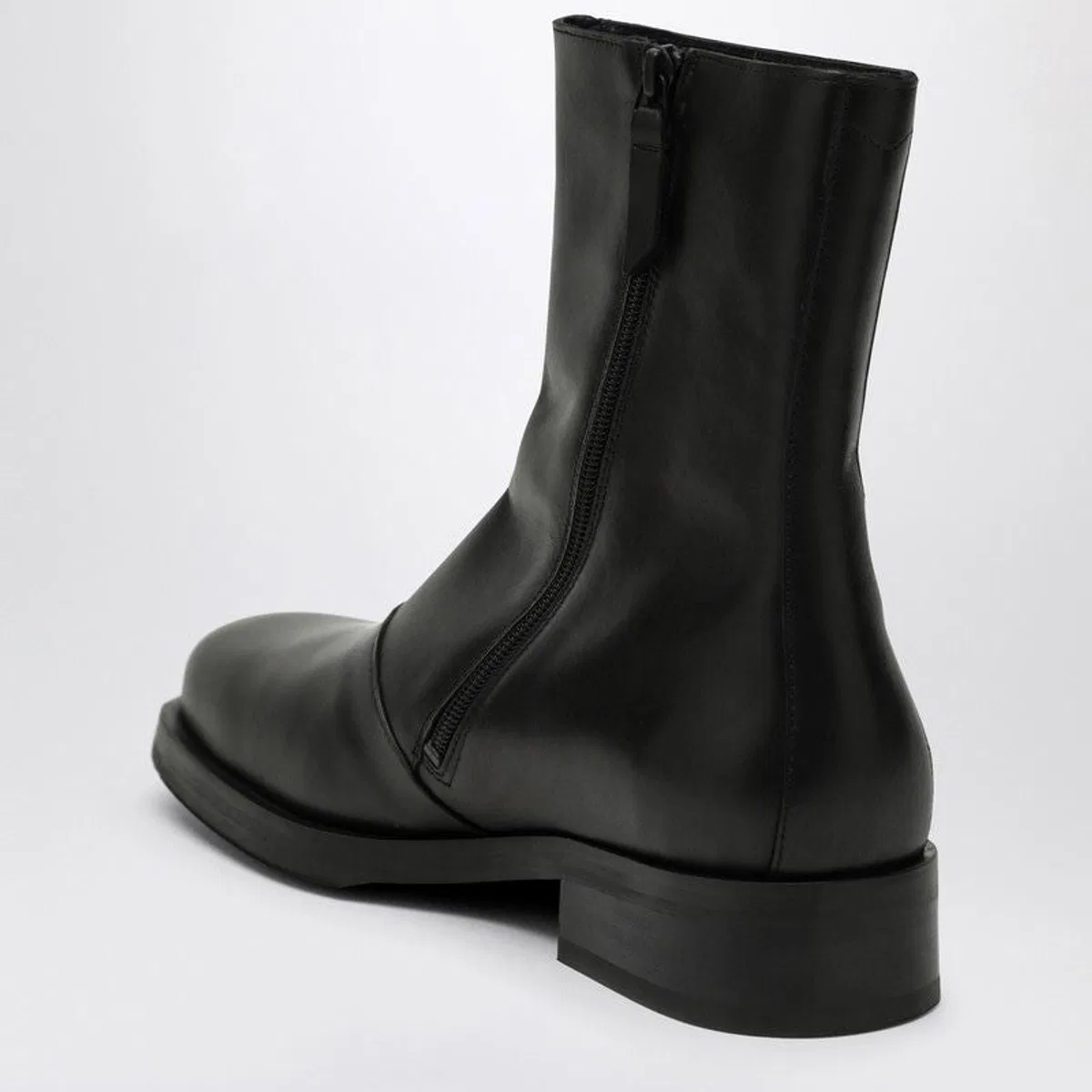 Our legacy Black Leather Ankle Boot