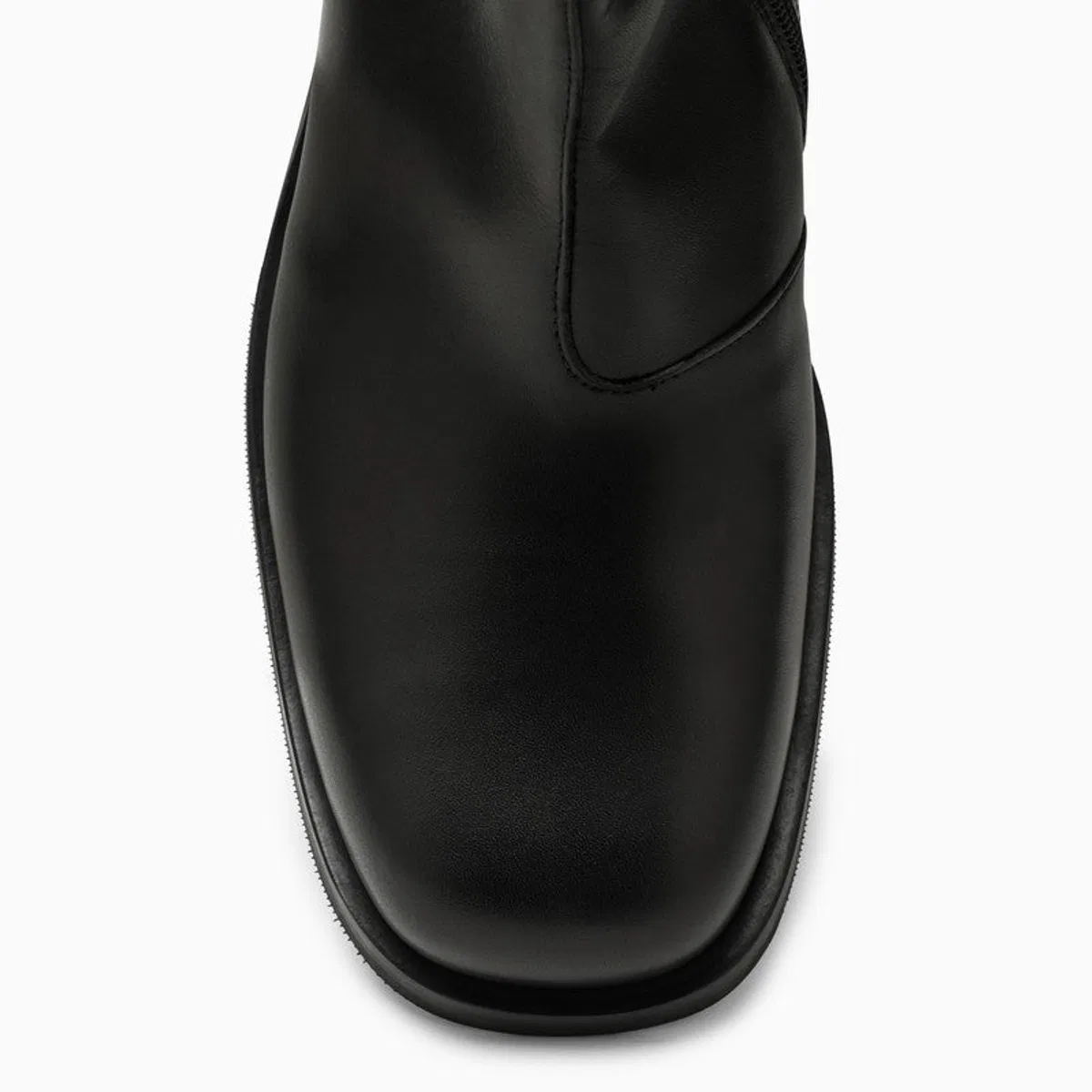 Our legacy Black Leather Ankle Boot