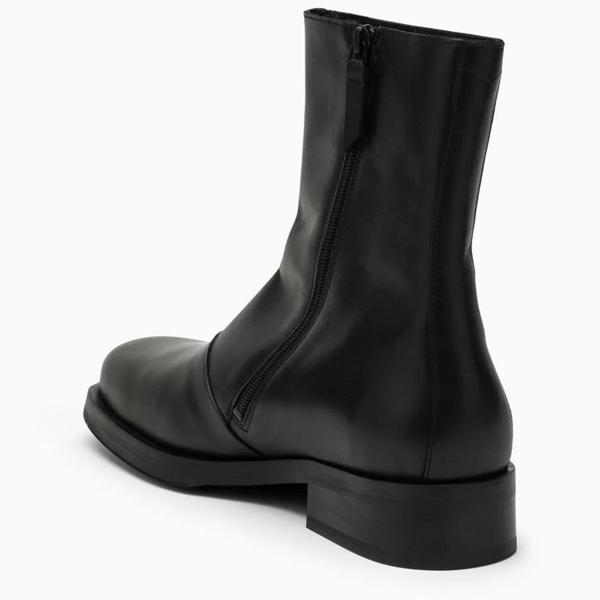 Our legacy Black Leather Ankle Boot