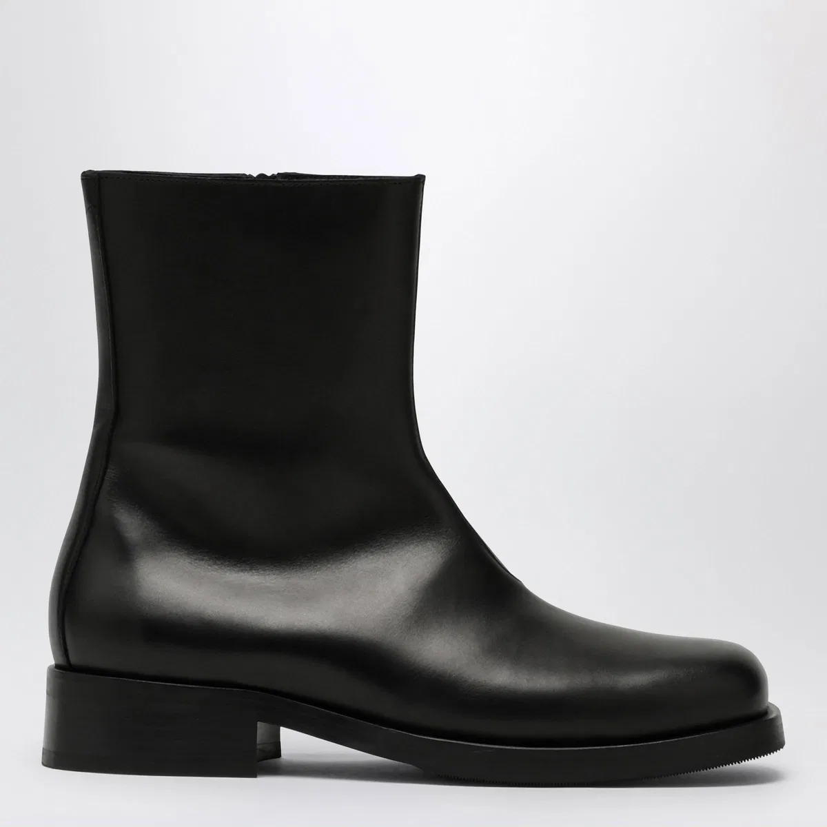 Our legacy Black Leather Ankle Boot
