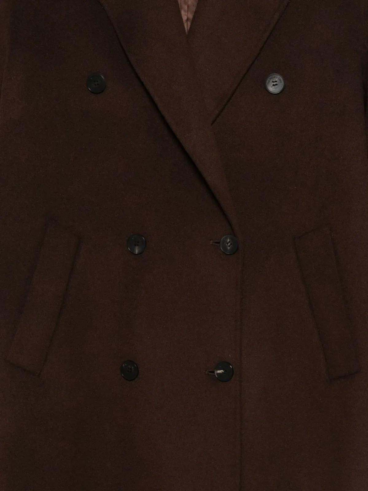The Frankie Shop Gaia Wool Double-Breasted Coat