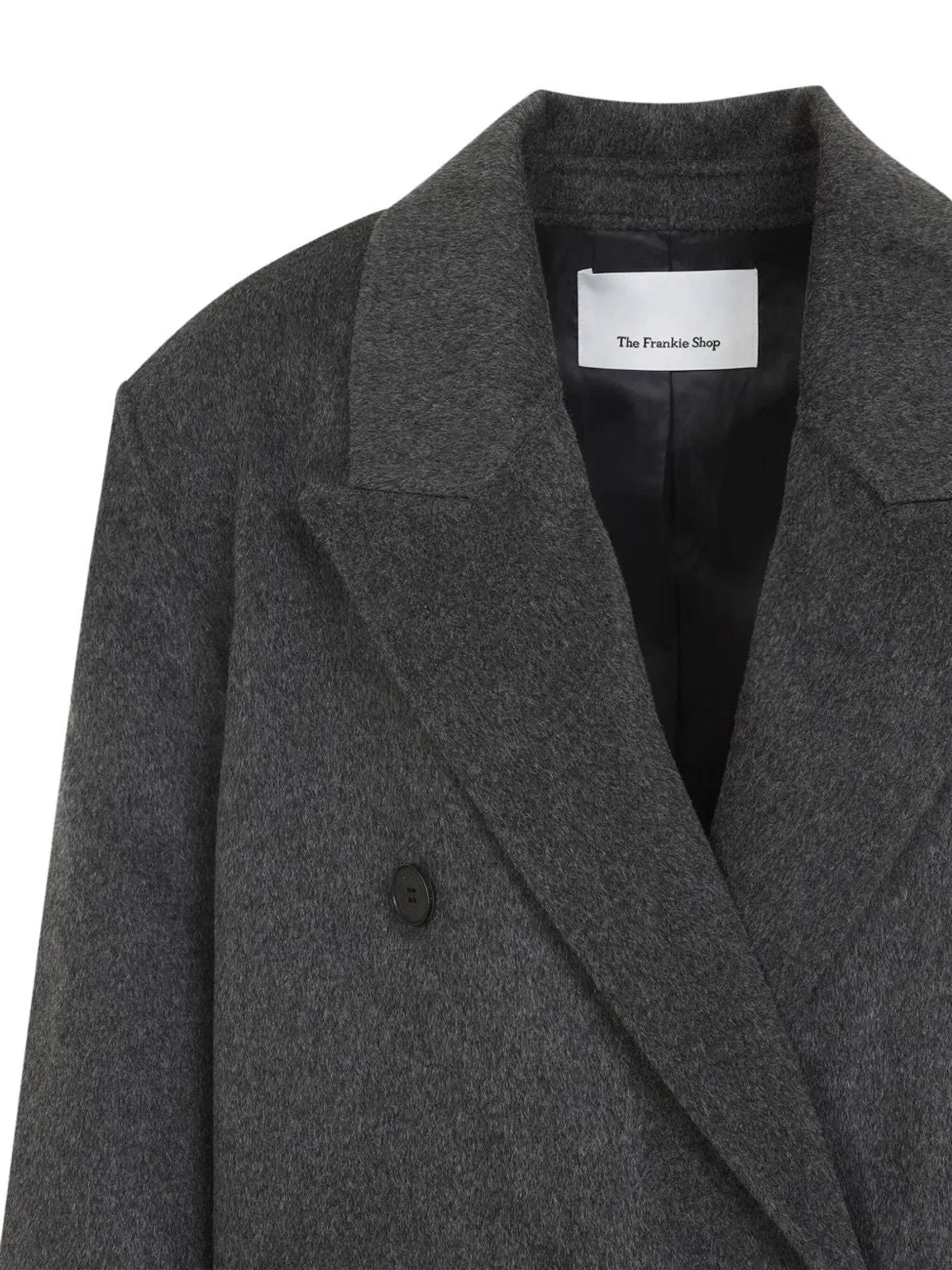 The Frankie Shop Gaia Wool Double-Breasted Coat