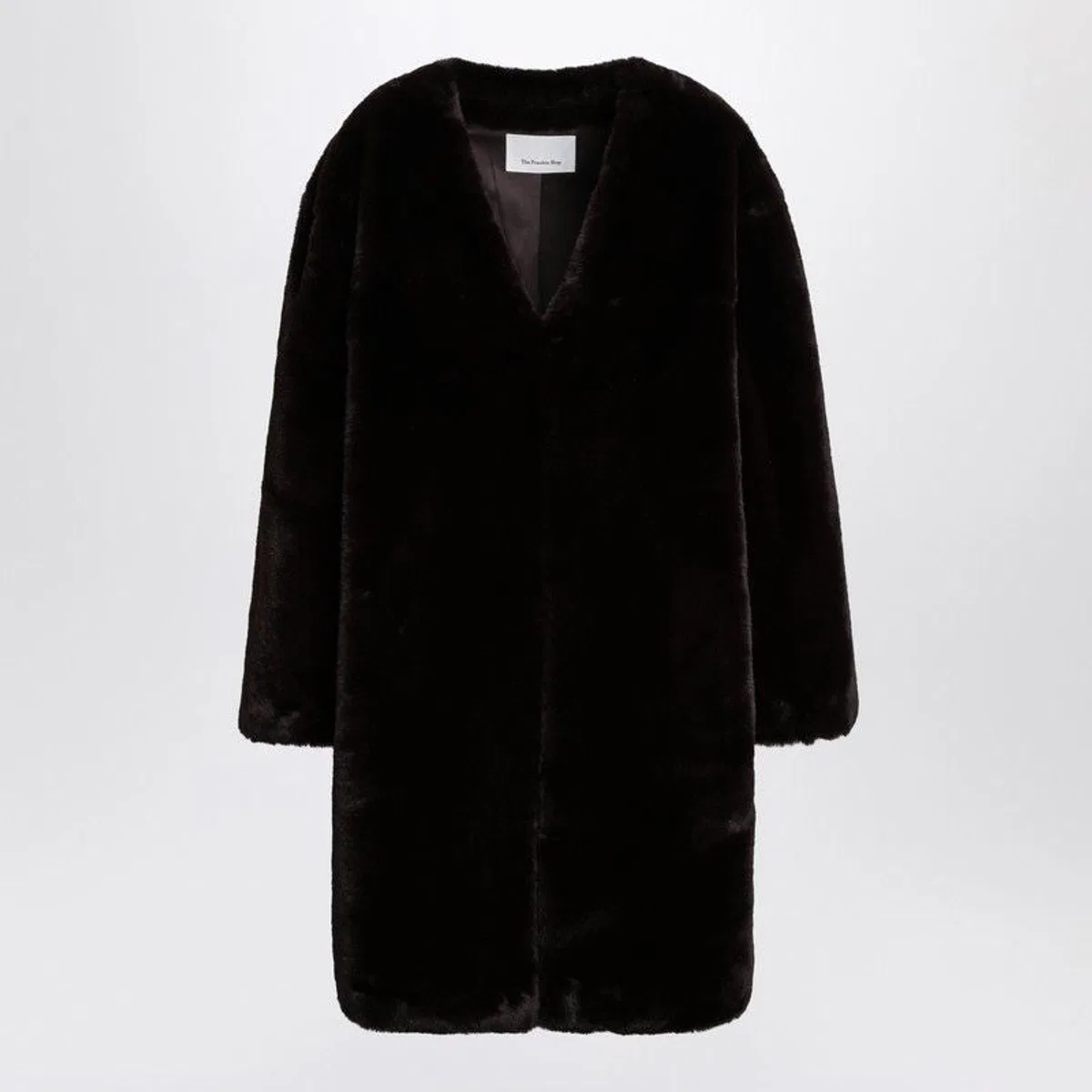 The Frankie Shop Brown Fauxfur Coat