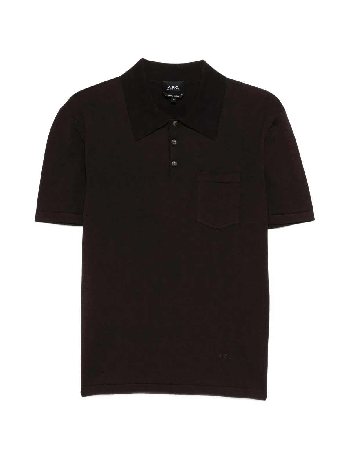 A.P.C. Knitted Polo Shirt