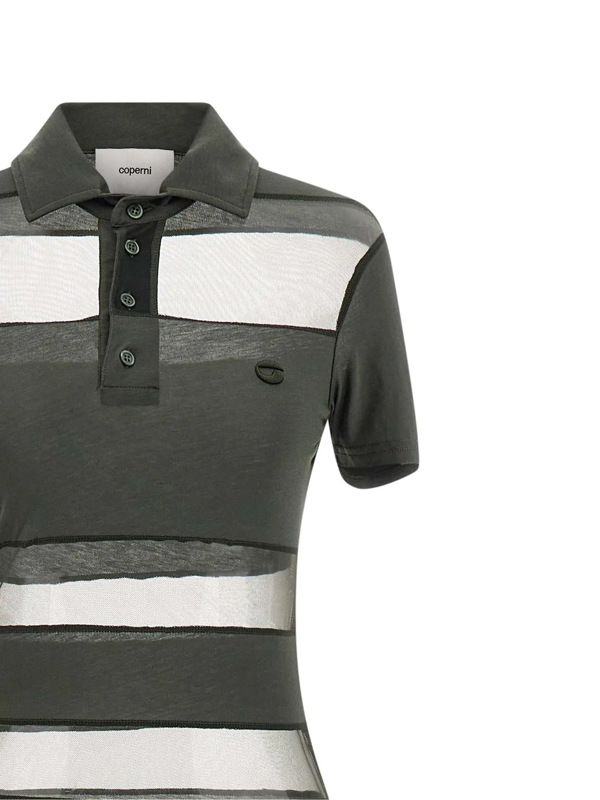 Coperni 'Striped Sheer Polo' Dress