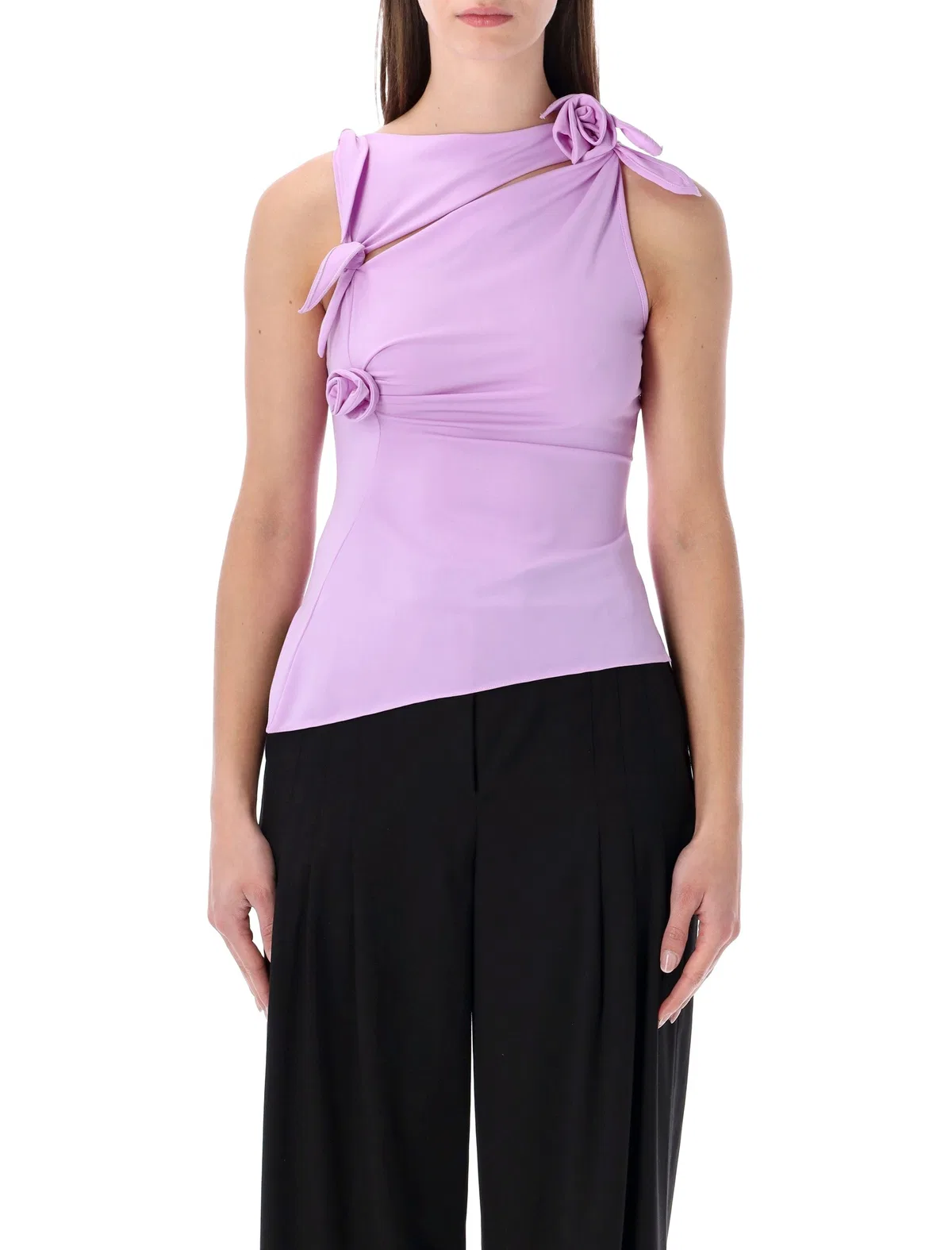 Coperni Asymmetric Flower Knot Top