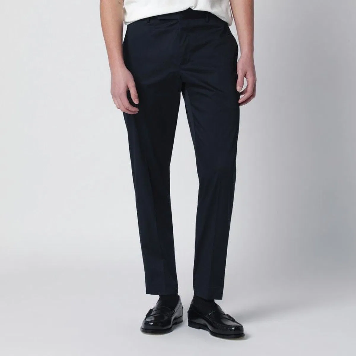 PT01 Blue Cottonblend Trousers