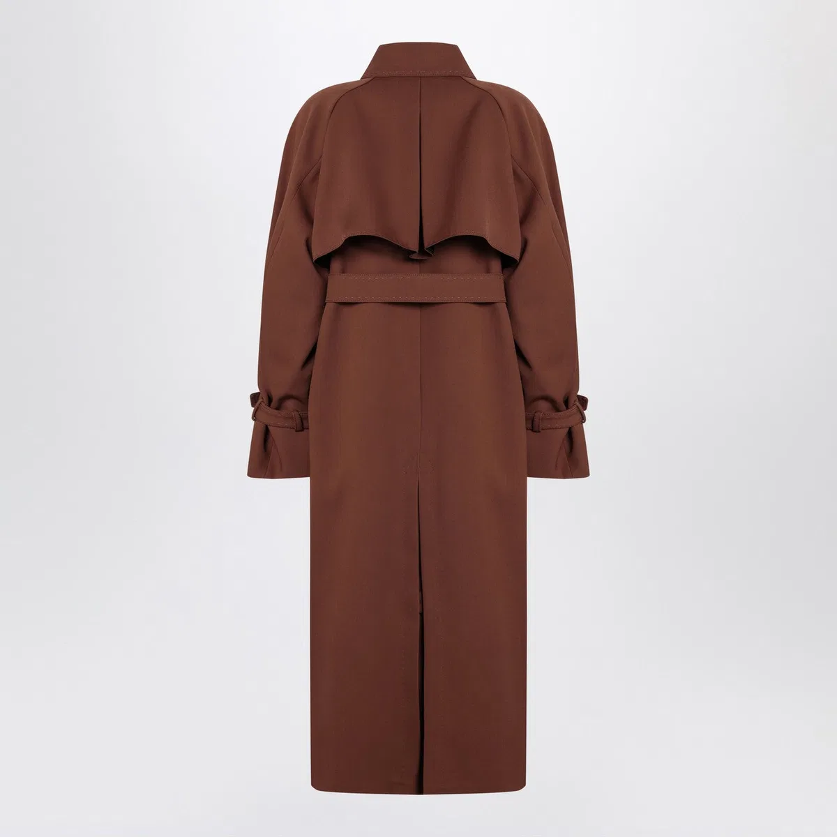 Max mara atelier Brown Rainproof Gabardine Trench Coat