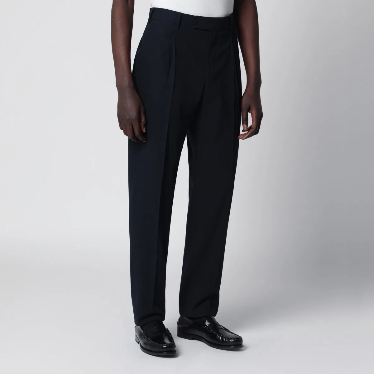 PT01 Blue Cotton Trousers