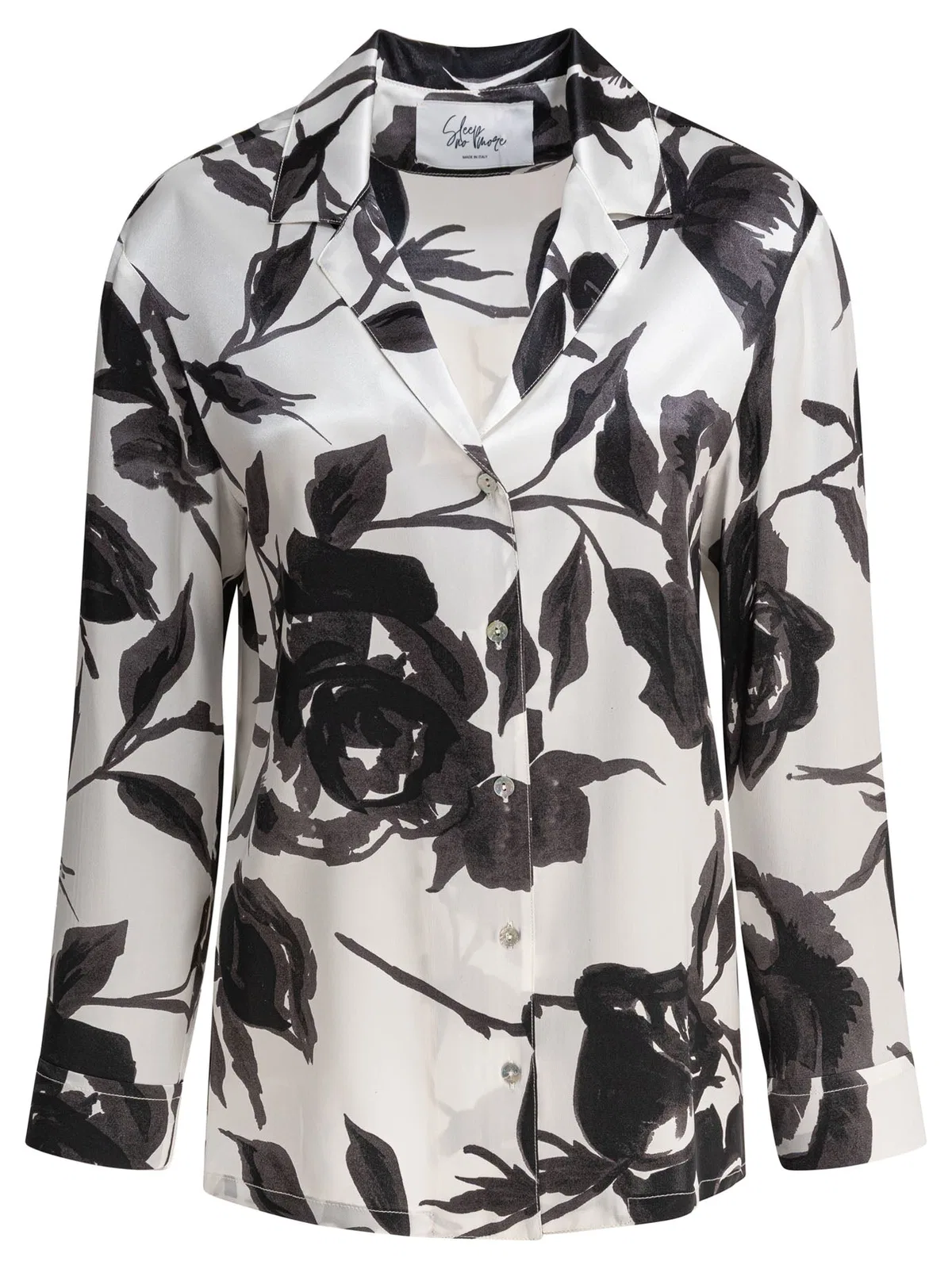 Sleep No More White Silk Shirt